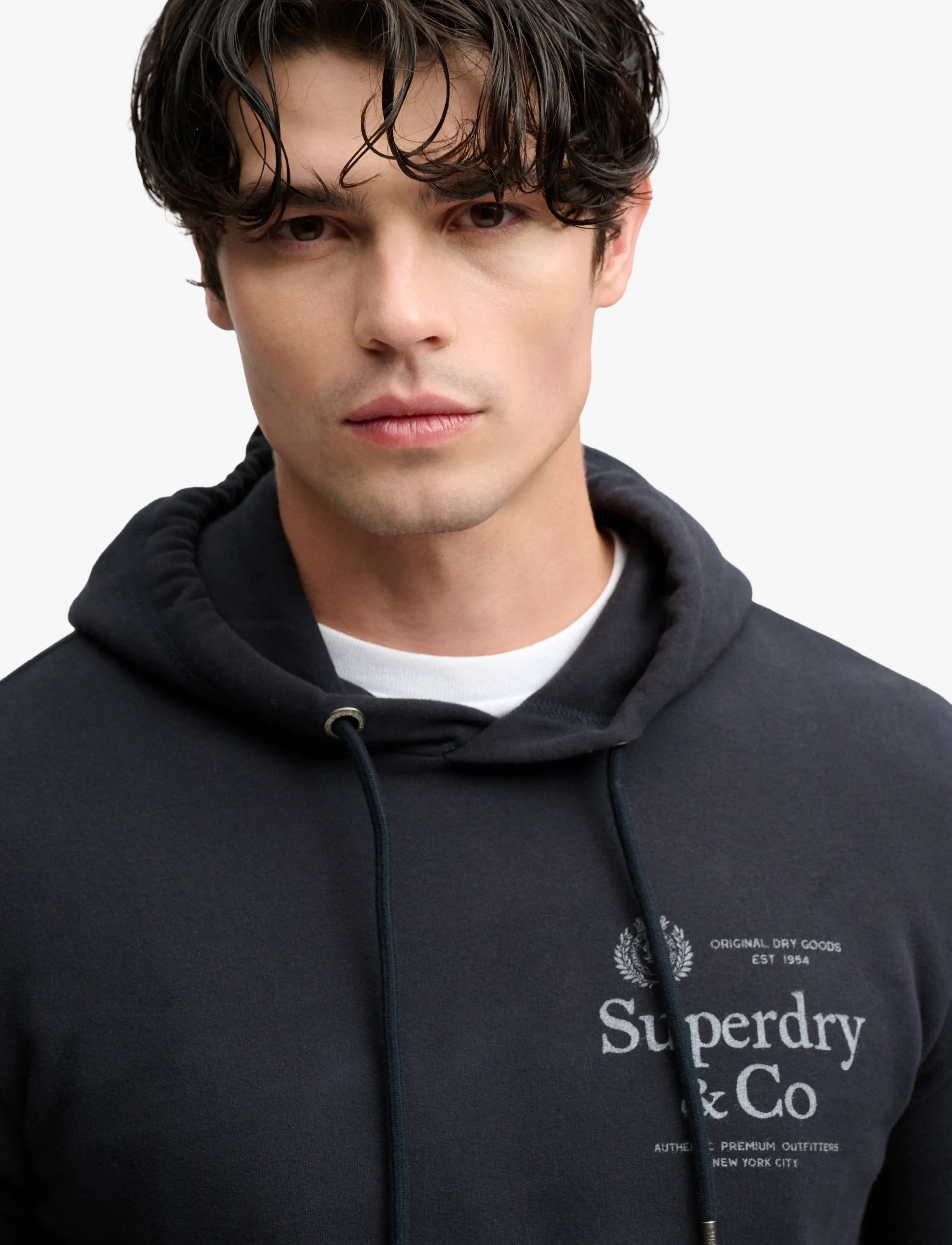 Superdry - 1954 COMPANY RELAXED HOOD - hoodies - dark navy - 3