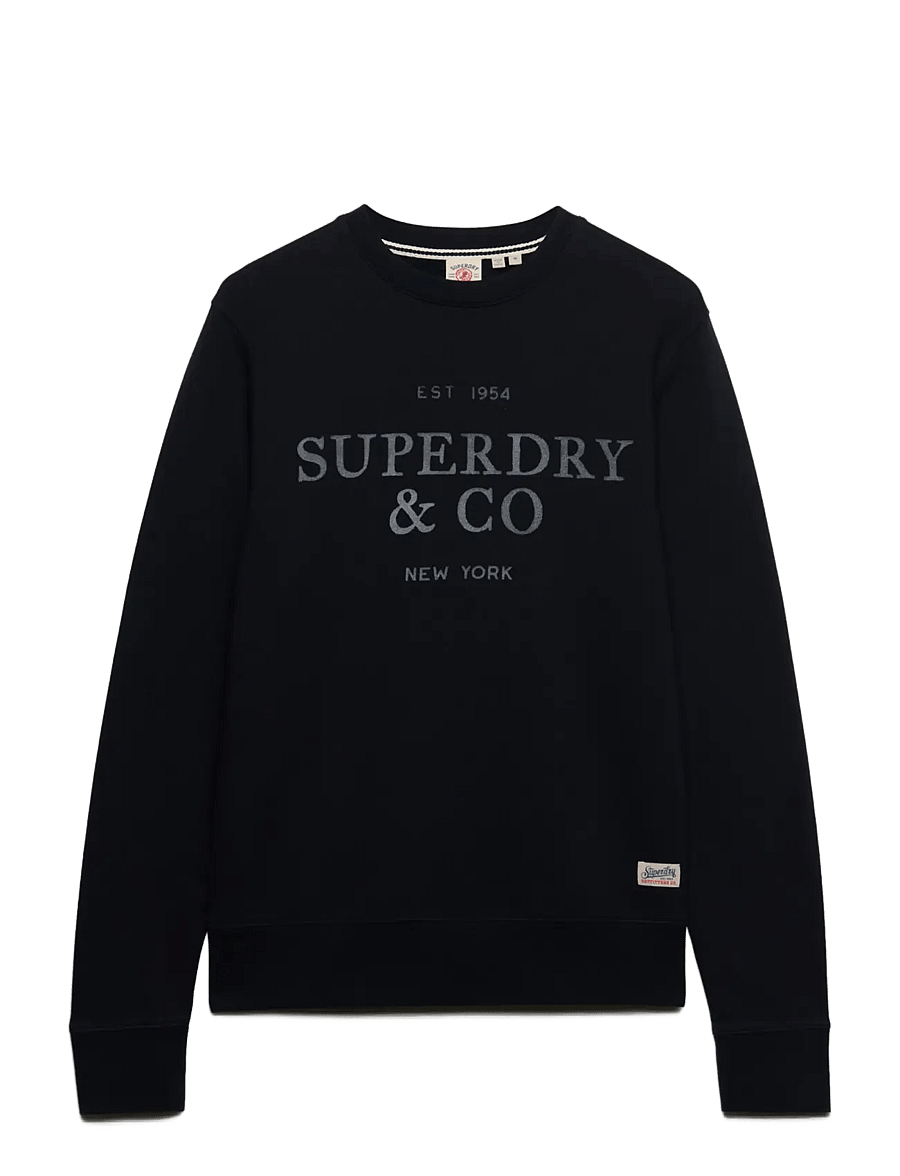Superdry - 1954 COMPANY RELAXED SWEAT - sweatshirts - dark navy - 1