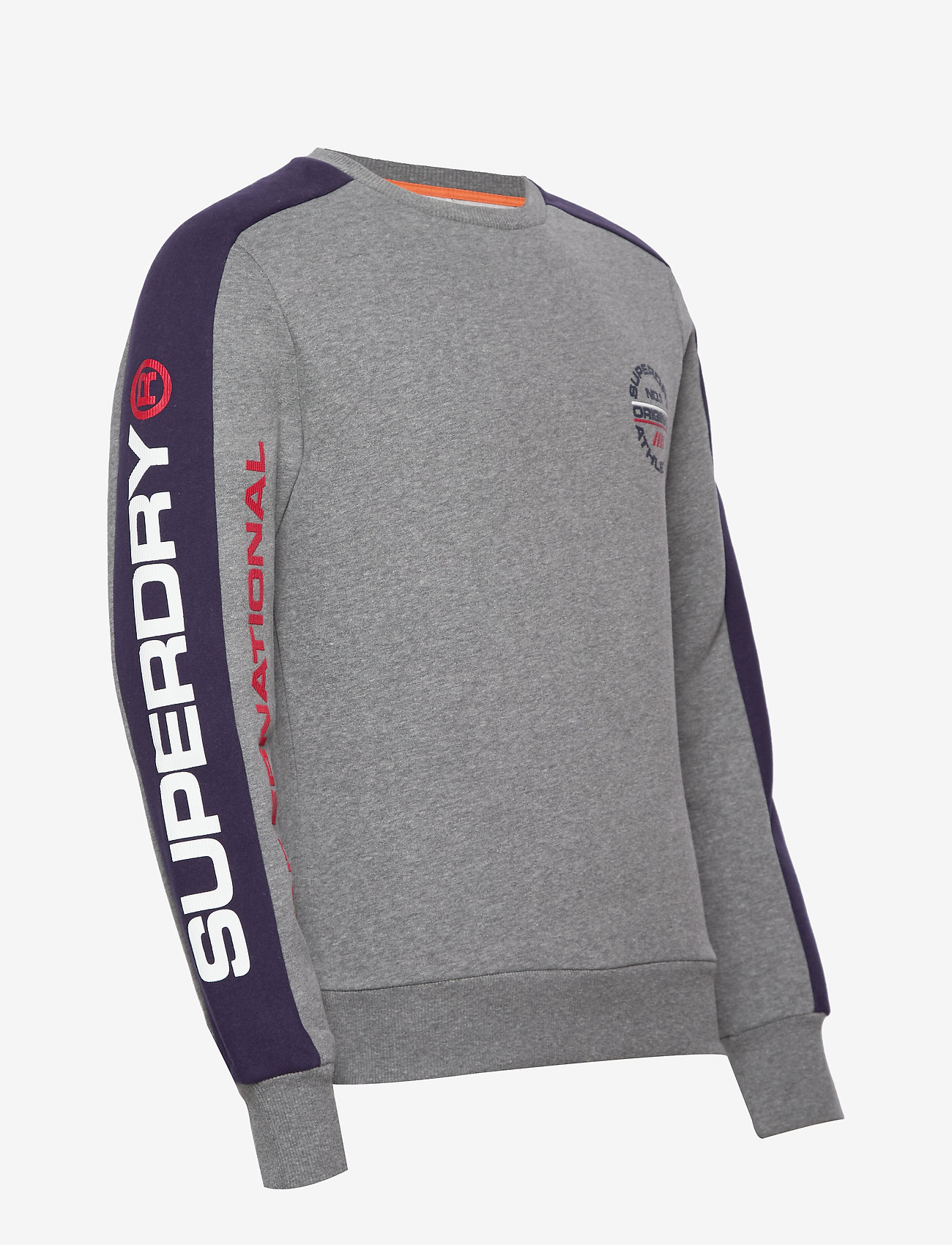 Superdry - TROPHY TRI COLOUR CREW - dark trophy grey marl - 3