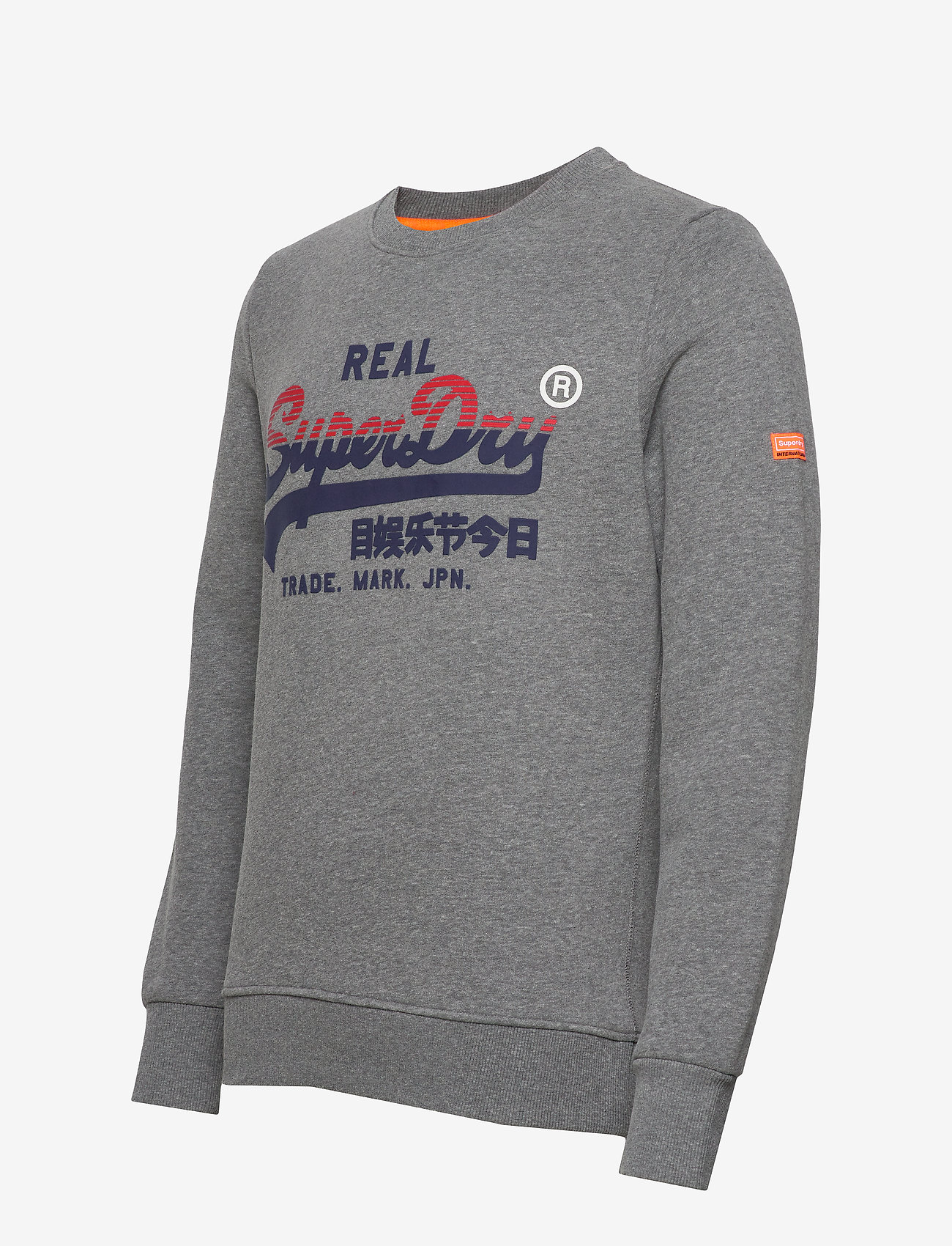 Superdry - VINTAGE LOGO TRI  CREW - dark trophy grey marl - 3