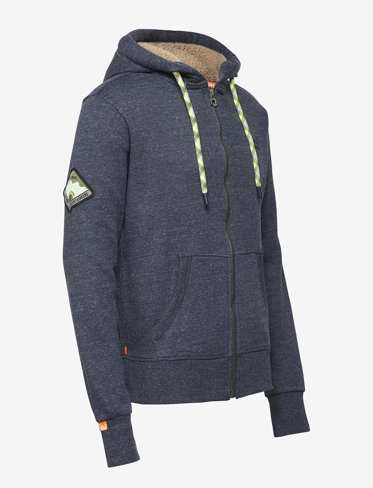 Superdry - ORANGE LABEL MOUNTAIN ZIPHOOD - deep lake space dye - 2