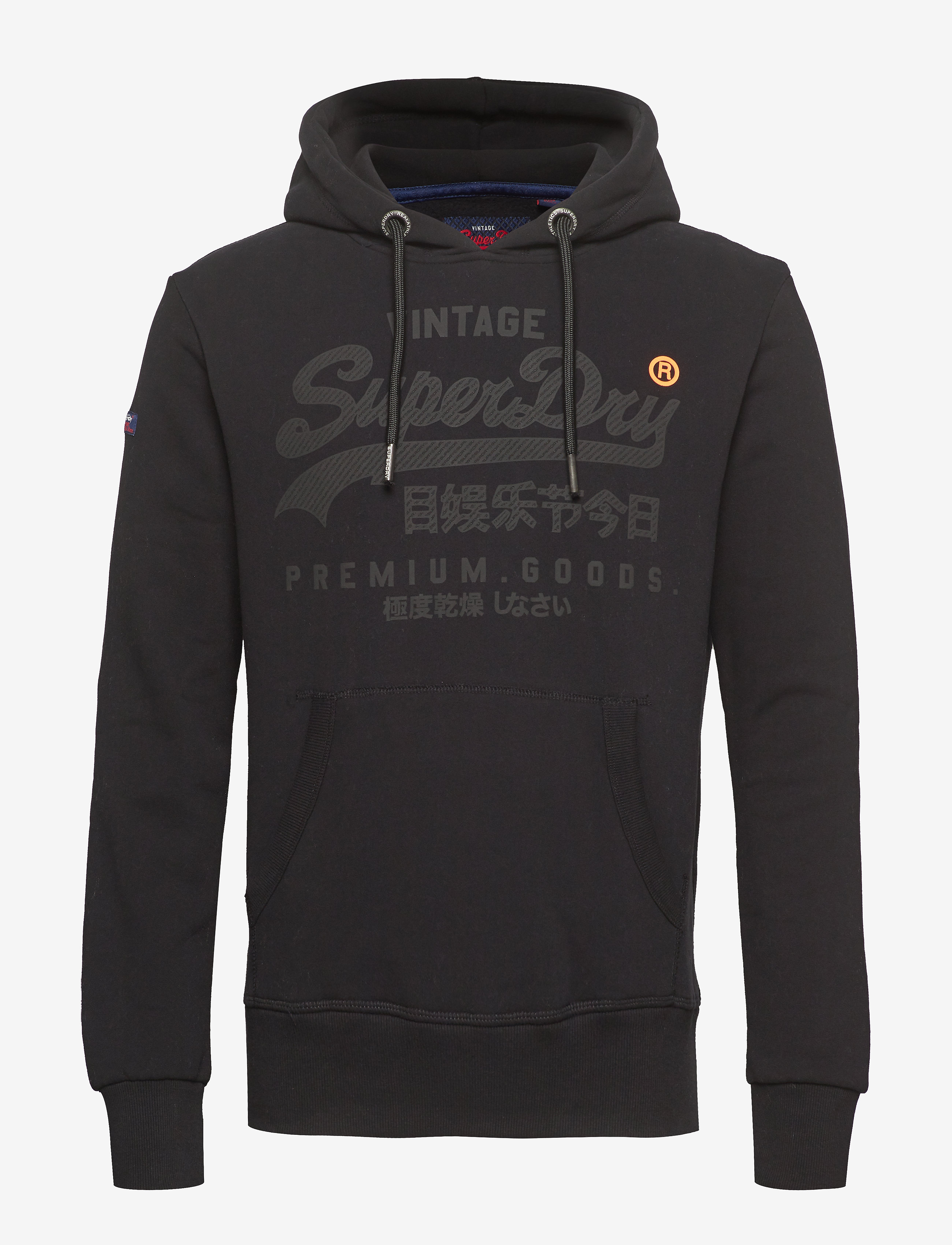 Superdry - PREMIUM GOODS TONAL HOOD - black - 0