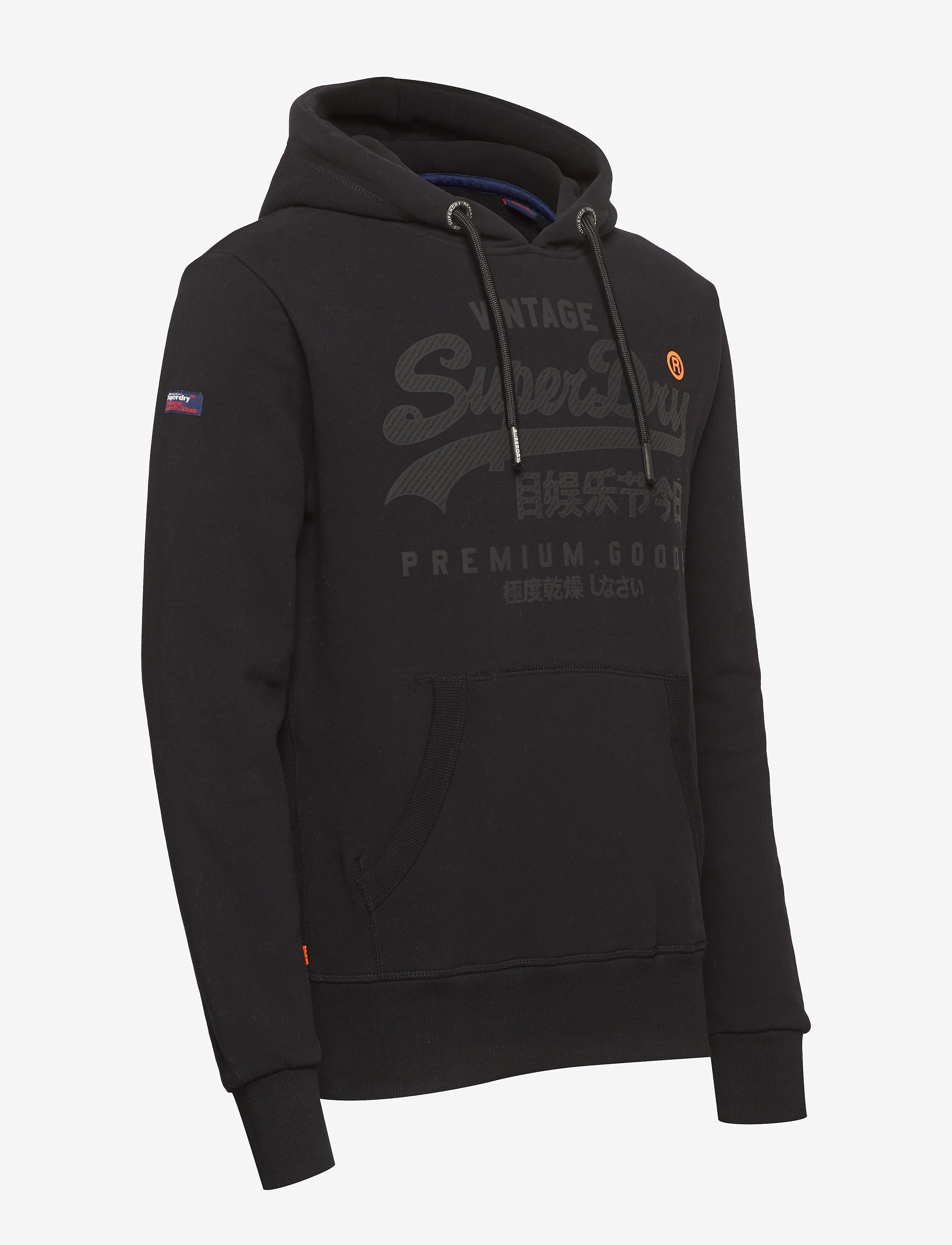 Superdry - PREMIUM GOODS TONAL HOOD - black - 2