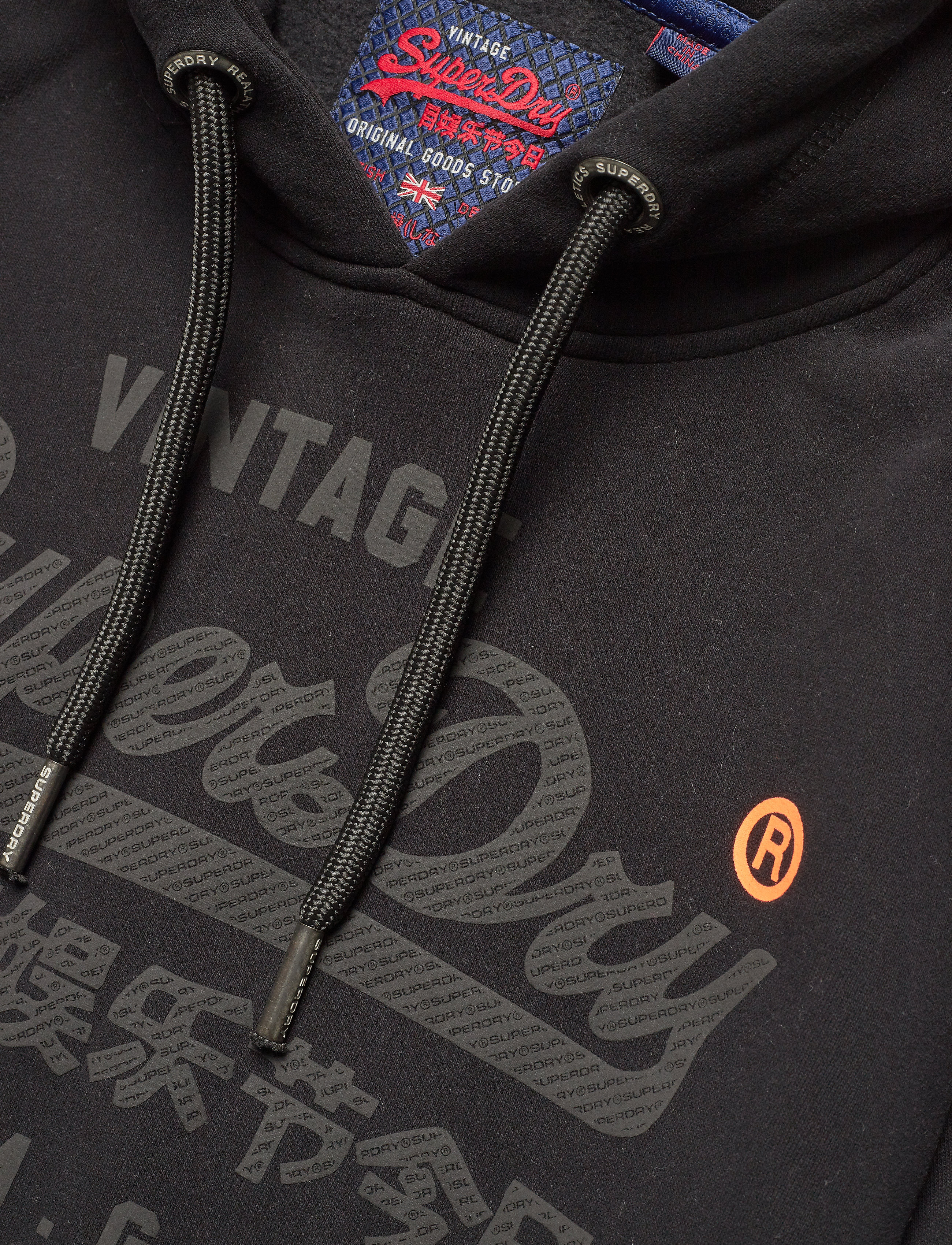 Superdry - PREMIUM GOODS TONAL HOOD - black - 3