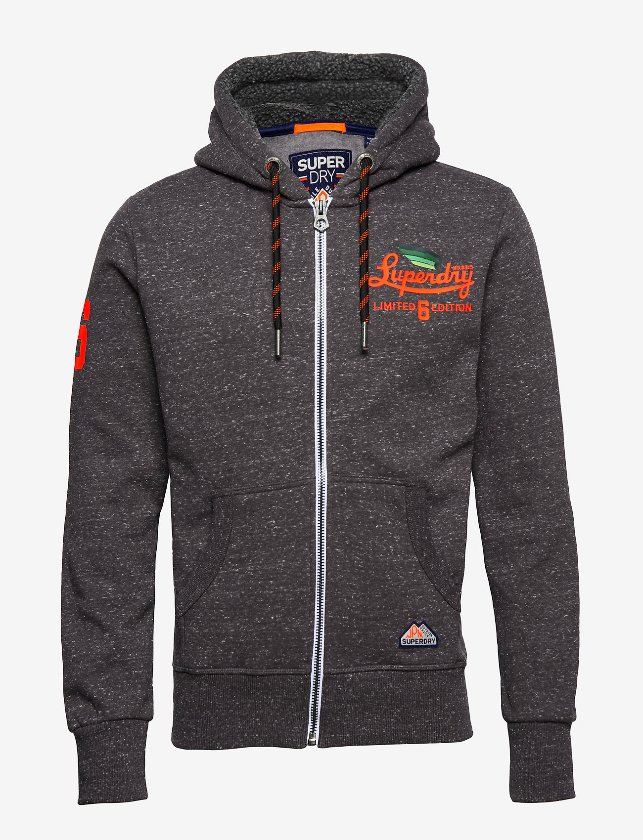 Superdry - LIMITED ICARUS ZIPHOOD - charcoal snowy - 0