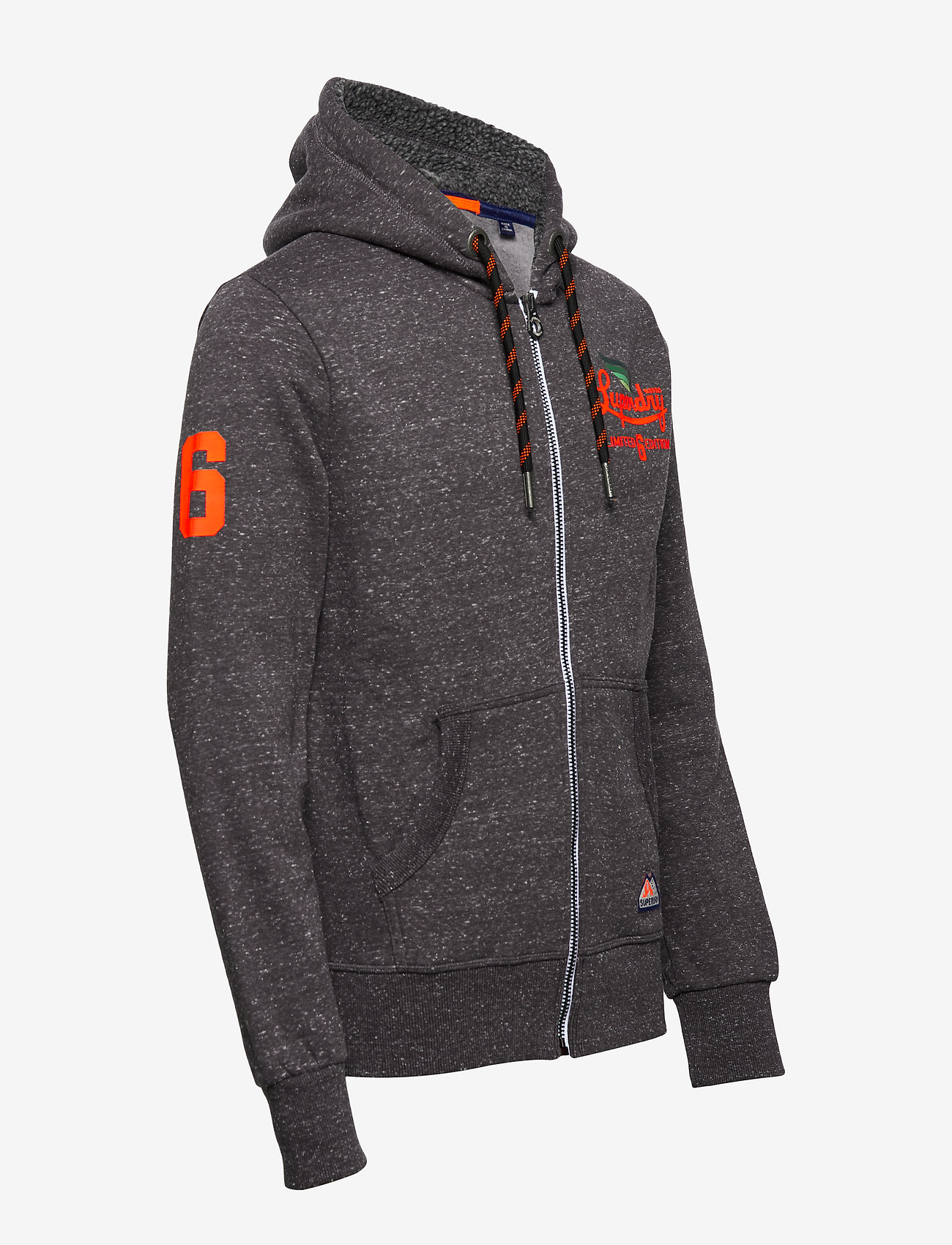 Superdry - LIMITED ICARUS ZIPHOOD - charcoal snowy - 4