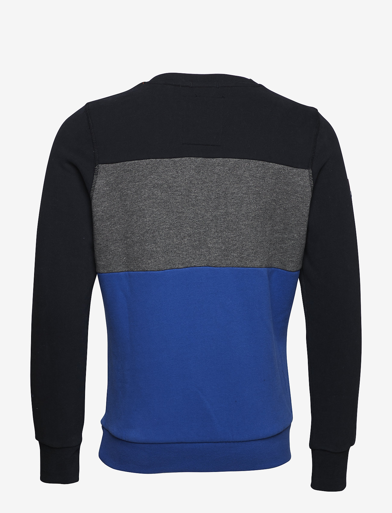 Superdry - TRIPLE DROP POP PANEL CREW - eclpsnvy/greybrdseye/mazrneblu - 1