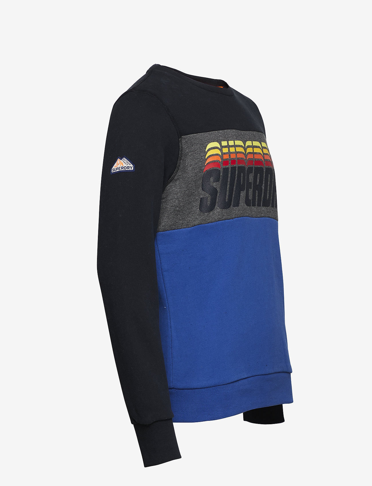 Superdry - TRIPLE DROP POP PANEL CREW - eclpsnvy/greybrdseye/mazrneblu - 2