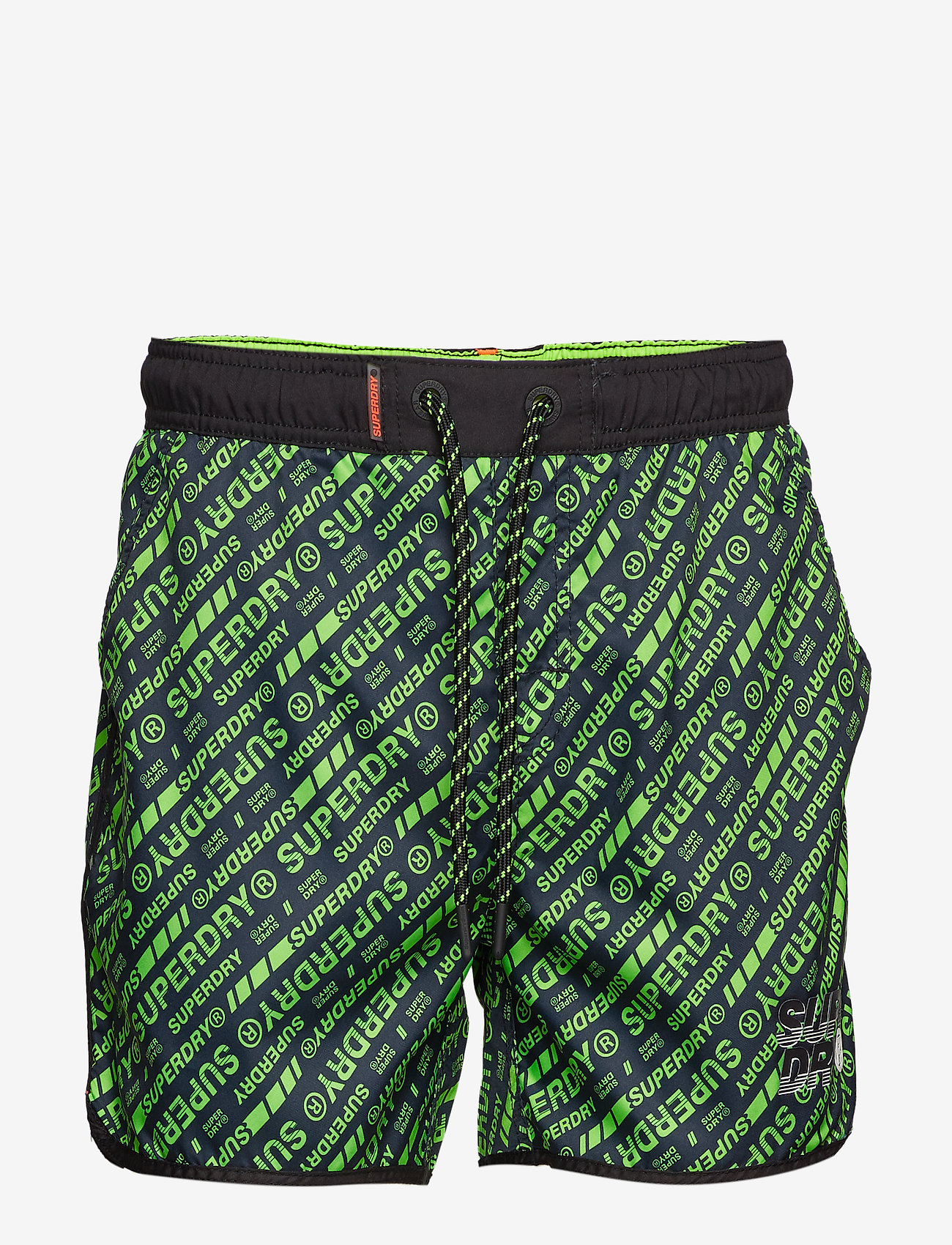 ECHO RACER SWIM SHORT - SUNBLAST GREEN GEO