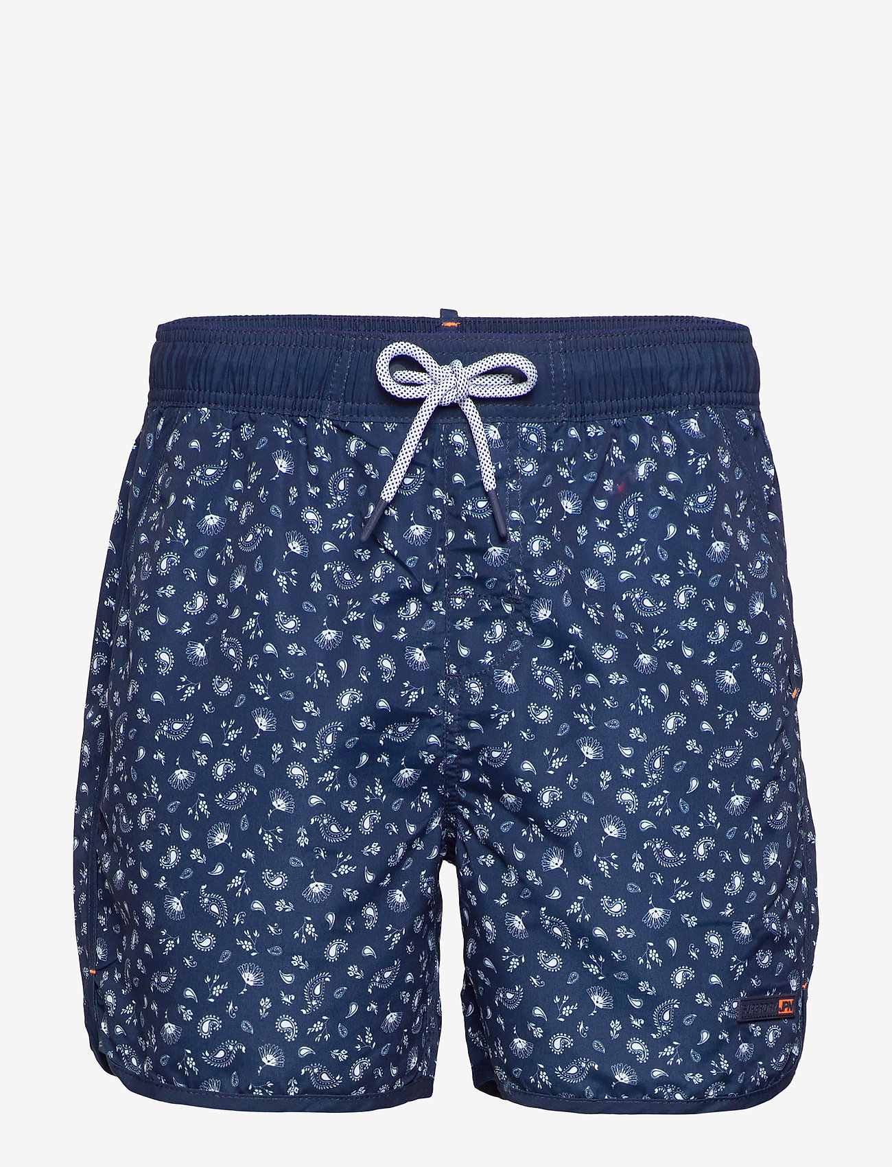 ECHO RACER SWIM SHORT - NAVY PAISLEY