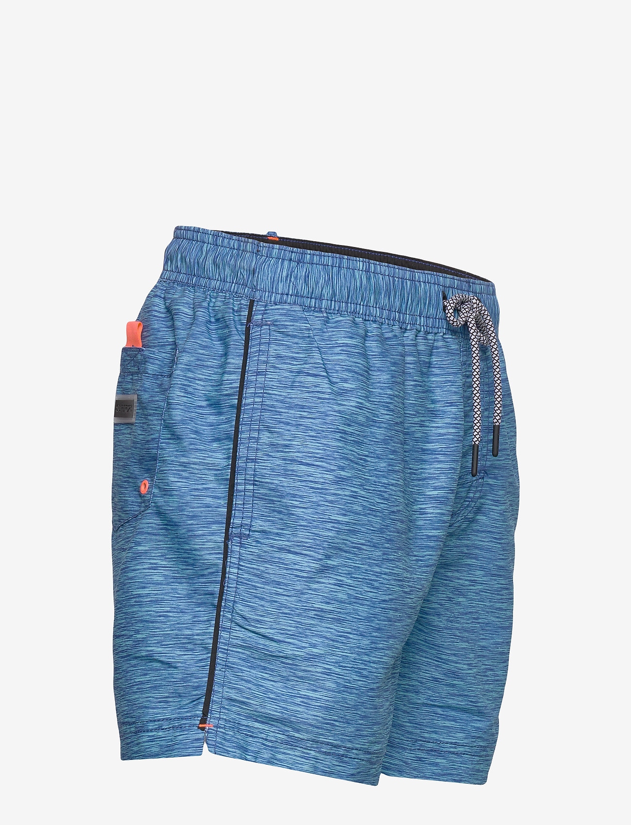 Superdry - HYPER BEACH VOLLEY SWIM SHORT - light lagoon blue space dye - 3