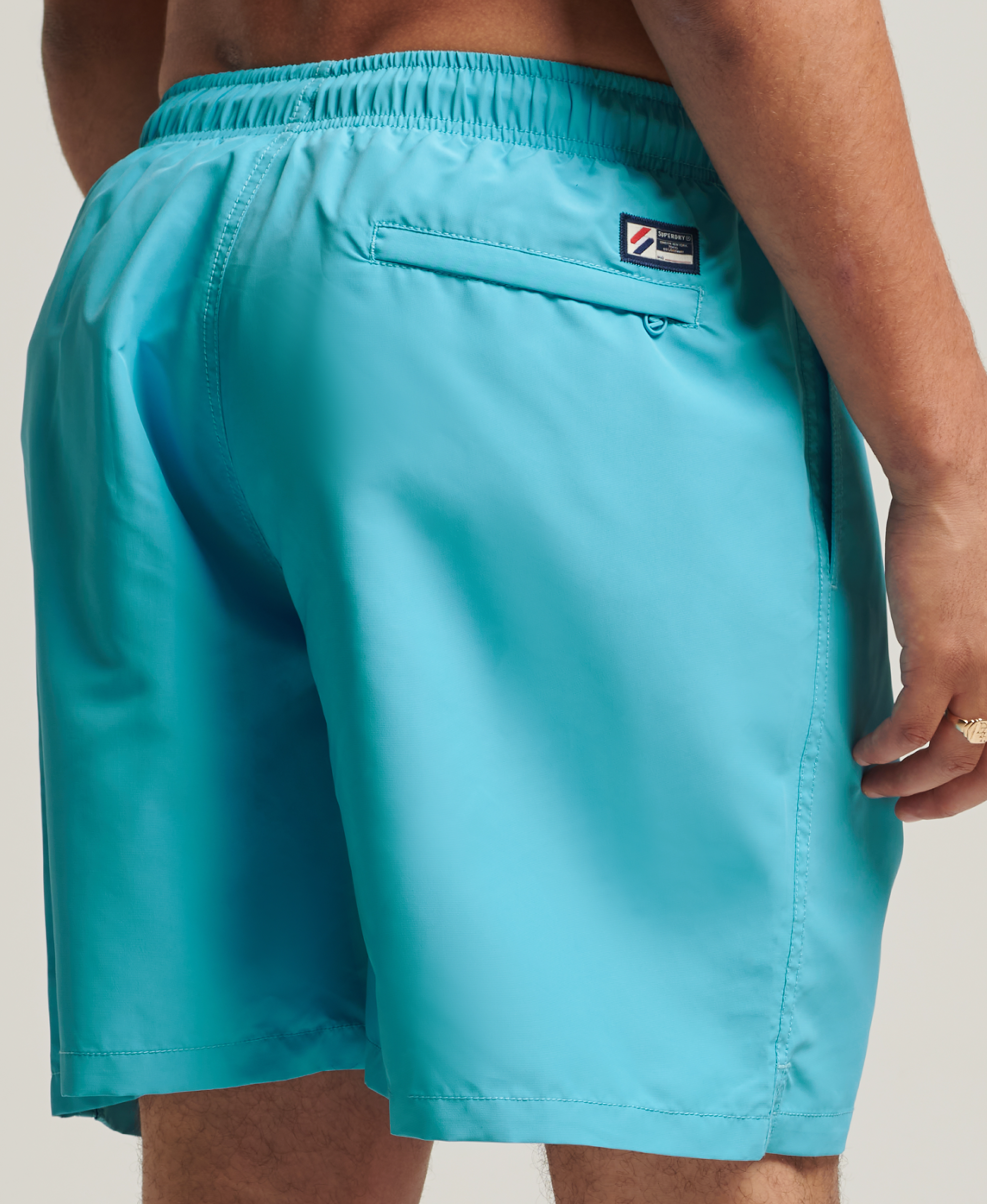 Superdry - CODE APPLQUE 19INCH SWIM SHORT - ocean blue - 3
