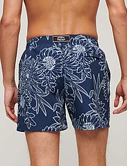 Superdry - PRINTED 15" SWIM SHORT - swim shorts - blue chrysanthemum print - 3