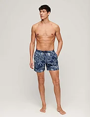 Superdry - PRINTED 15" SWIM SHORT - swim shorts - blue chrysanthemum print - 4