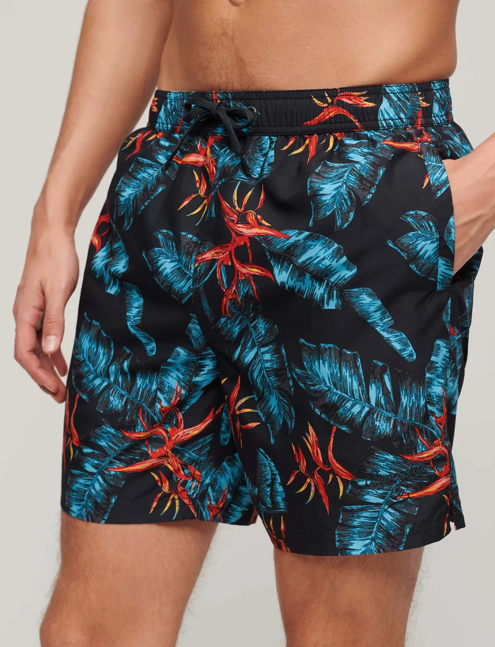 Superdry Hawaiian Print 17 Swim Short Swim shorts Boozt