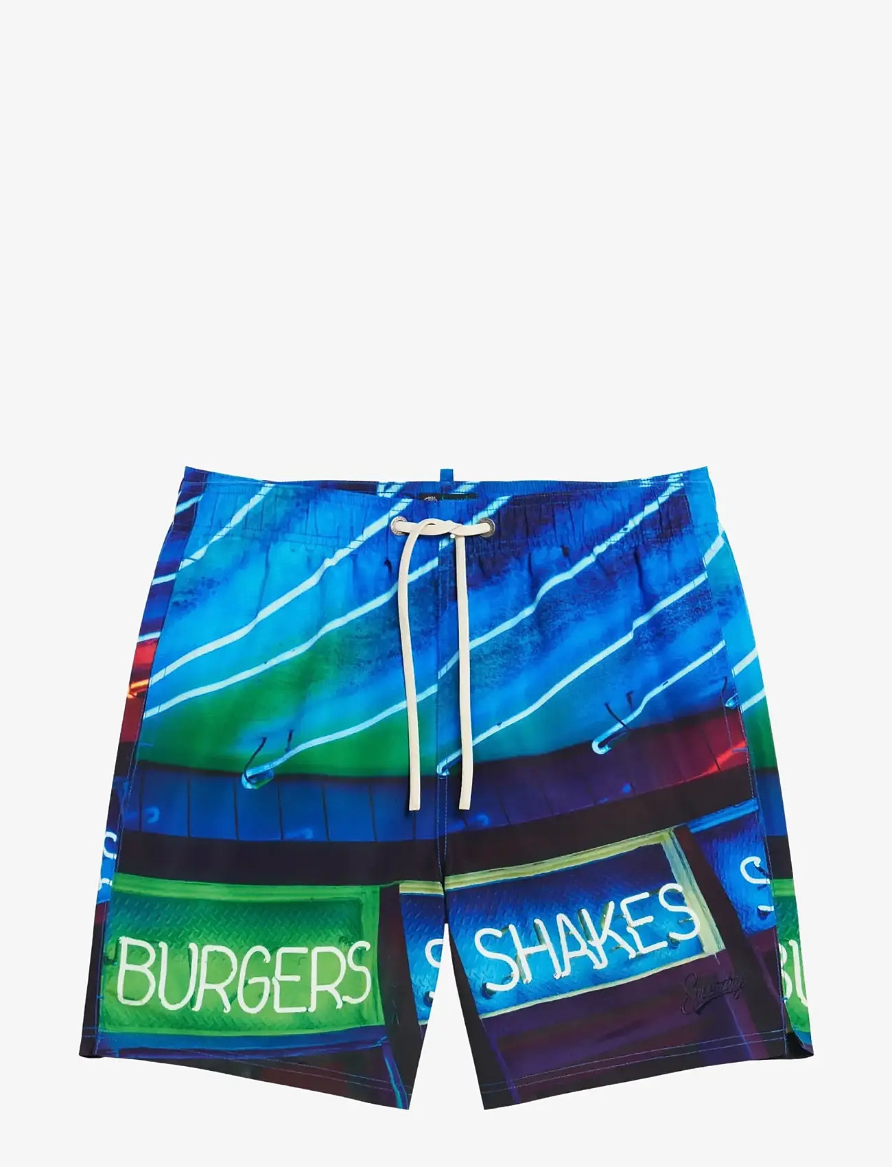 Superdry - PHOTOGRAPHIC 17 SWIM SHORT - swim shorts - neon navy - 1