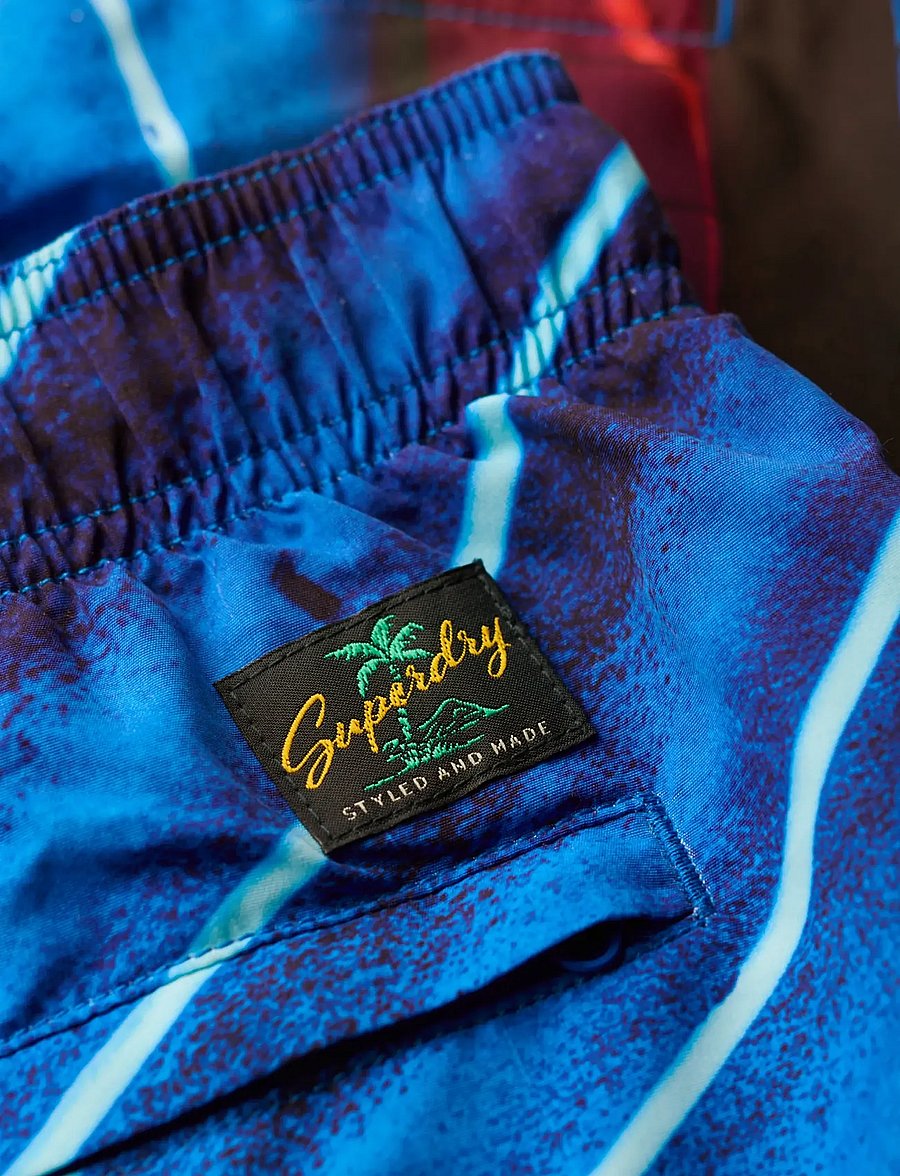 Superdry - PHOTOGRAPHIC 17 SWIM SHORT - badehose - neon navy - 5