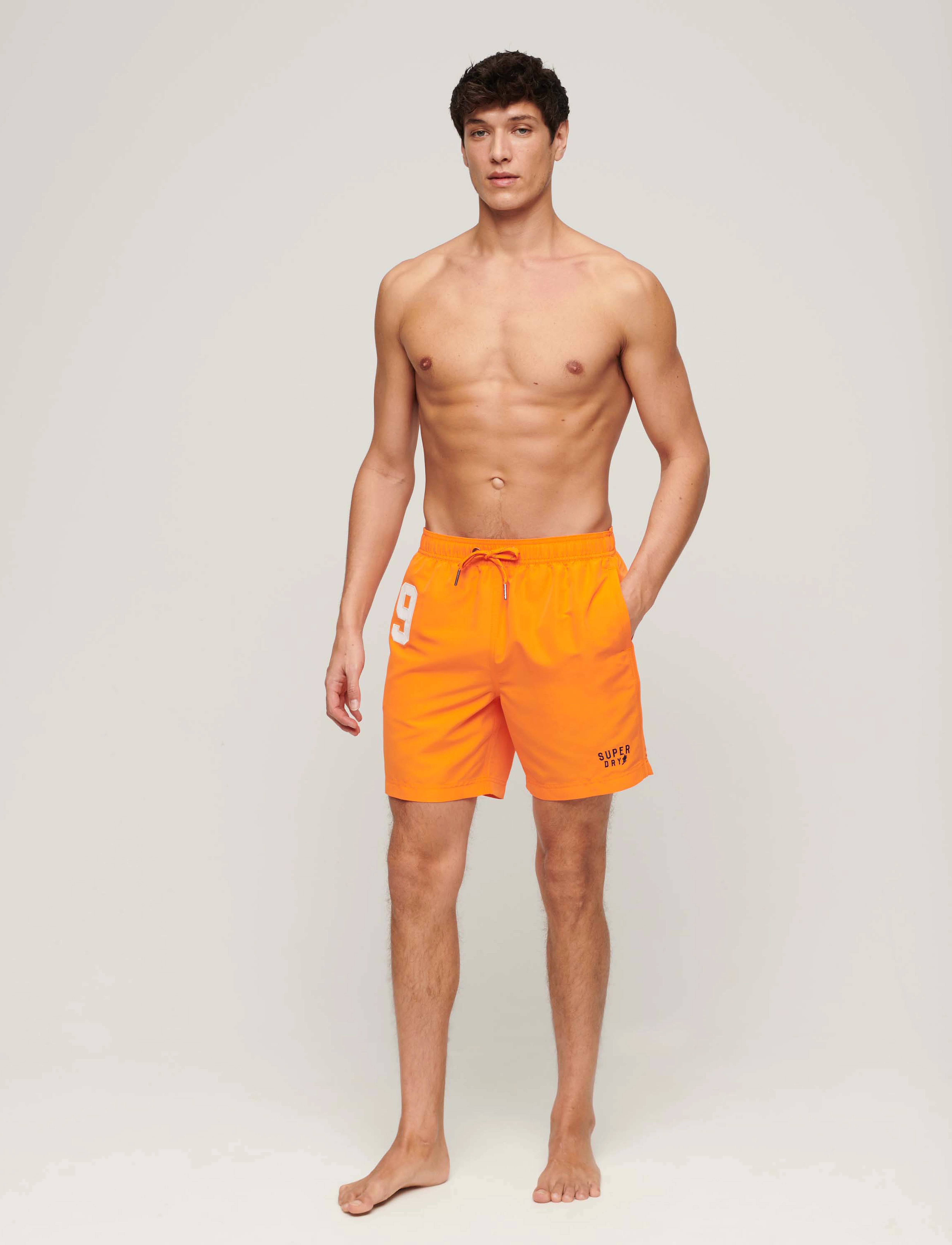 Superdry - VINTAGE POLO 17INCH SWIM SHORT - badbyxor - orange tiger - 4