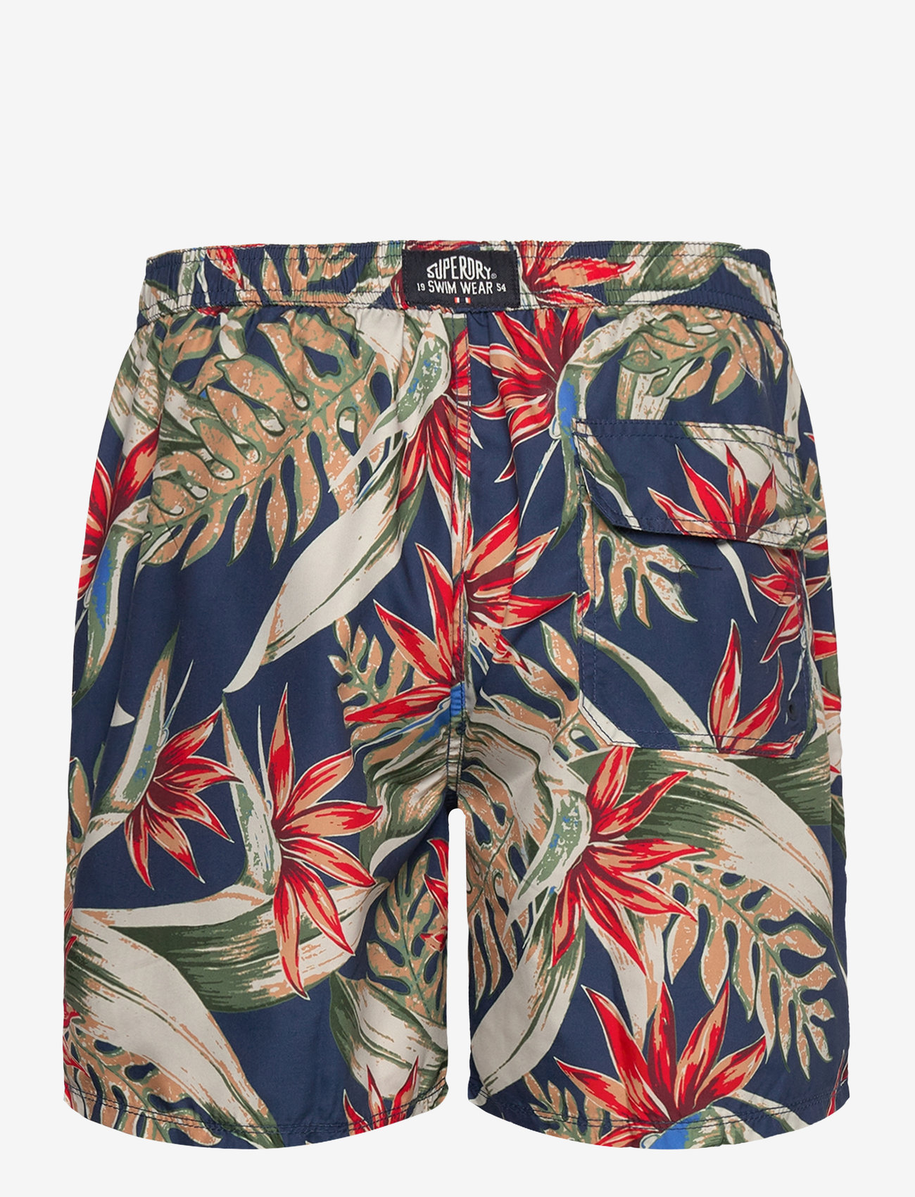 Superdry - HAWAIIAN PRINT 16 SWIM SHORT - uimashortsit - bird of paradise navy - 2