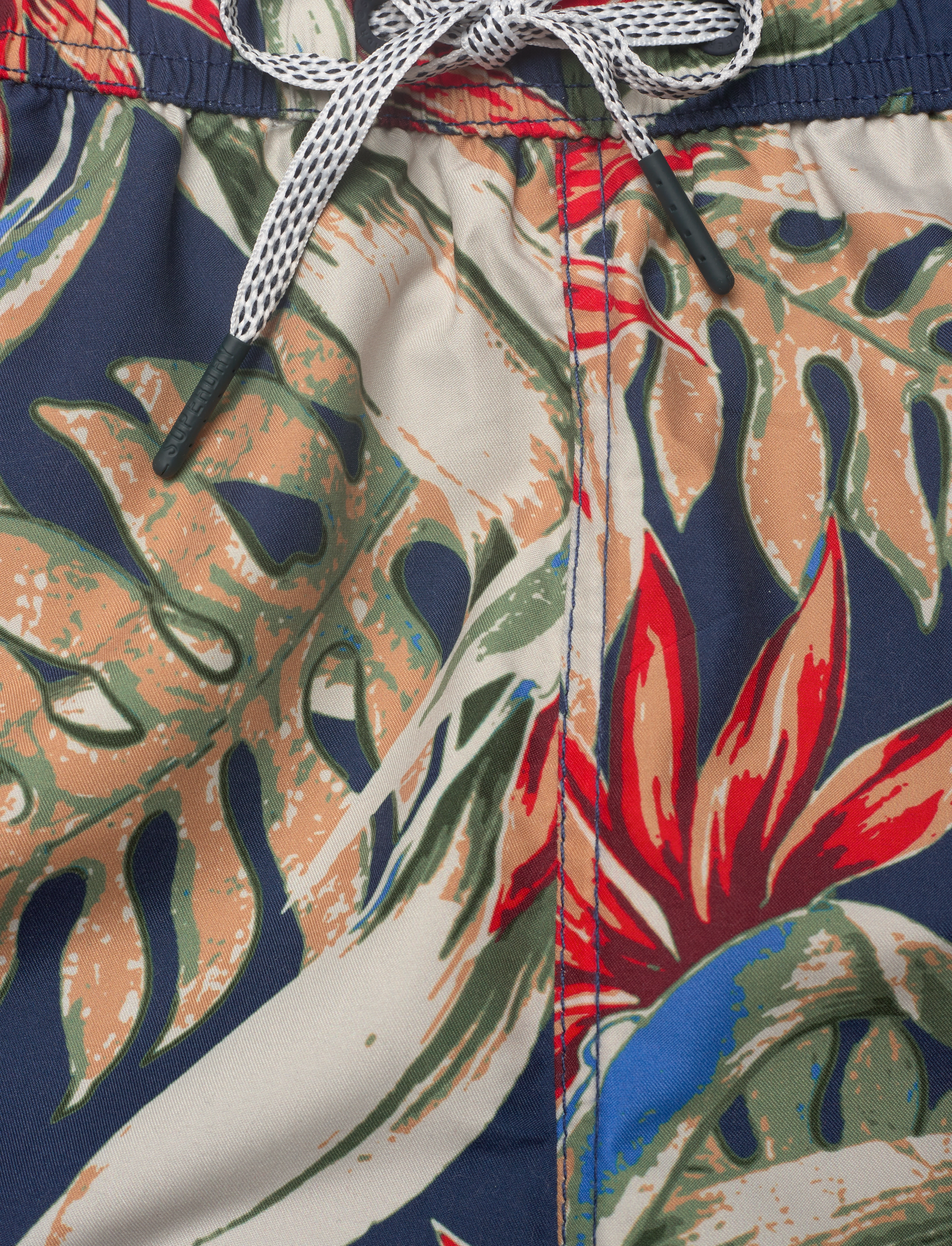 Superdry - HAWAIIAN PRINT 16 SWIM SHORT - badehose - bird of paradise navy - 4