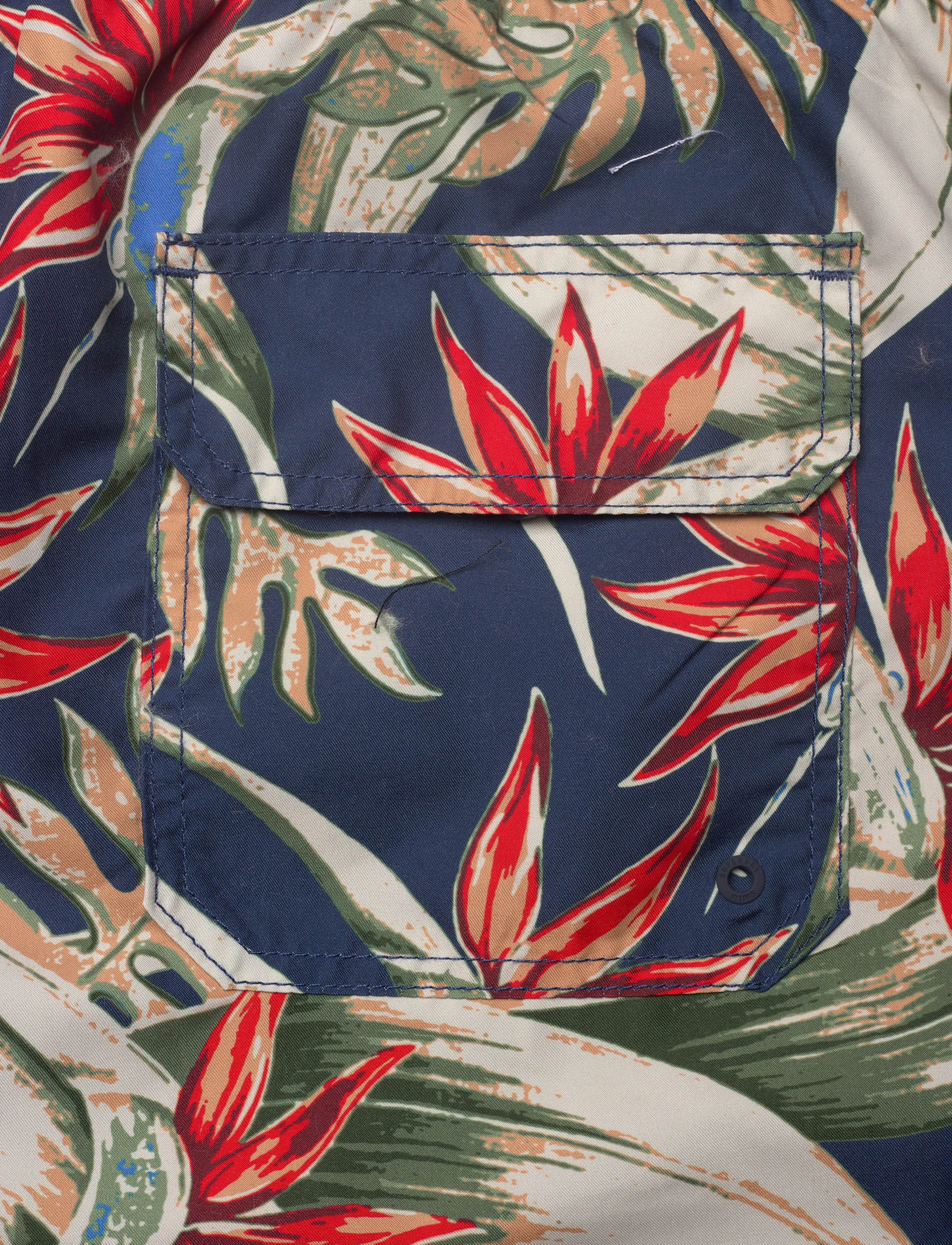 Superdry - HAWAIIAN PRINT 16 SWIM SHORT - badehose - bird of paradise navy - 5