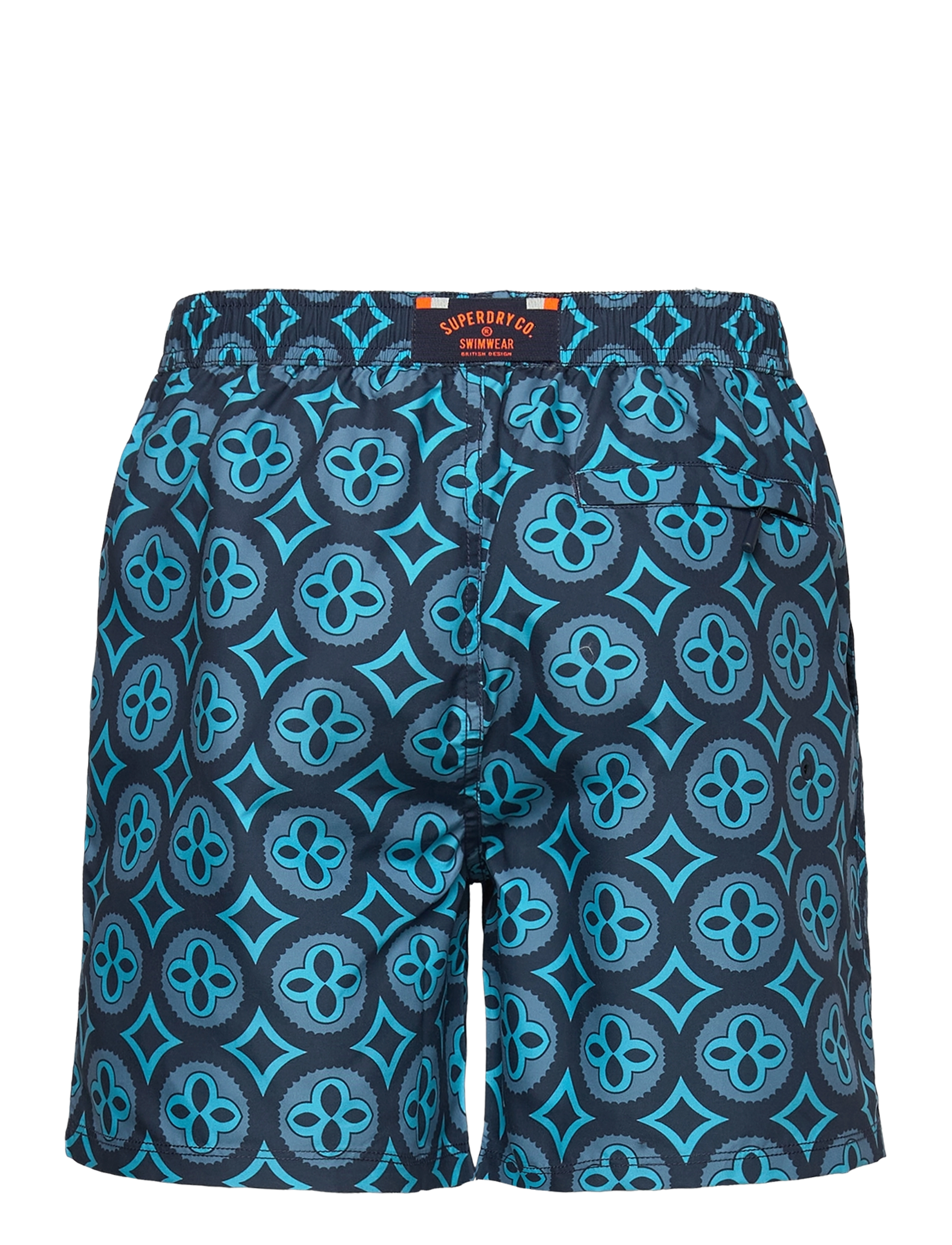 Superdry - TILE PRINT 16 SWIM SHORT - laveste priser - talavera tile blue - 2