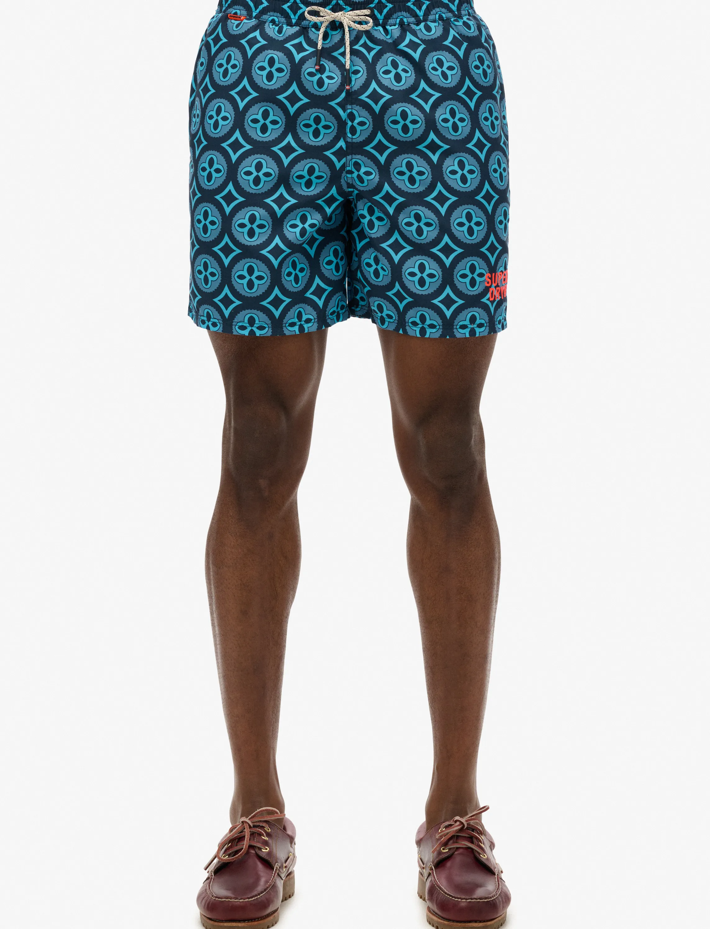 Superdry - TILE PRINT 16 SWIM SHORT - laveste priser - talavera tile blue - 4