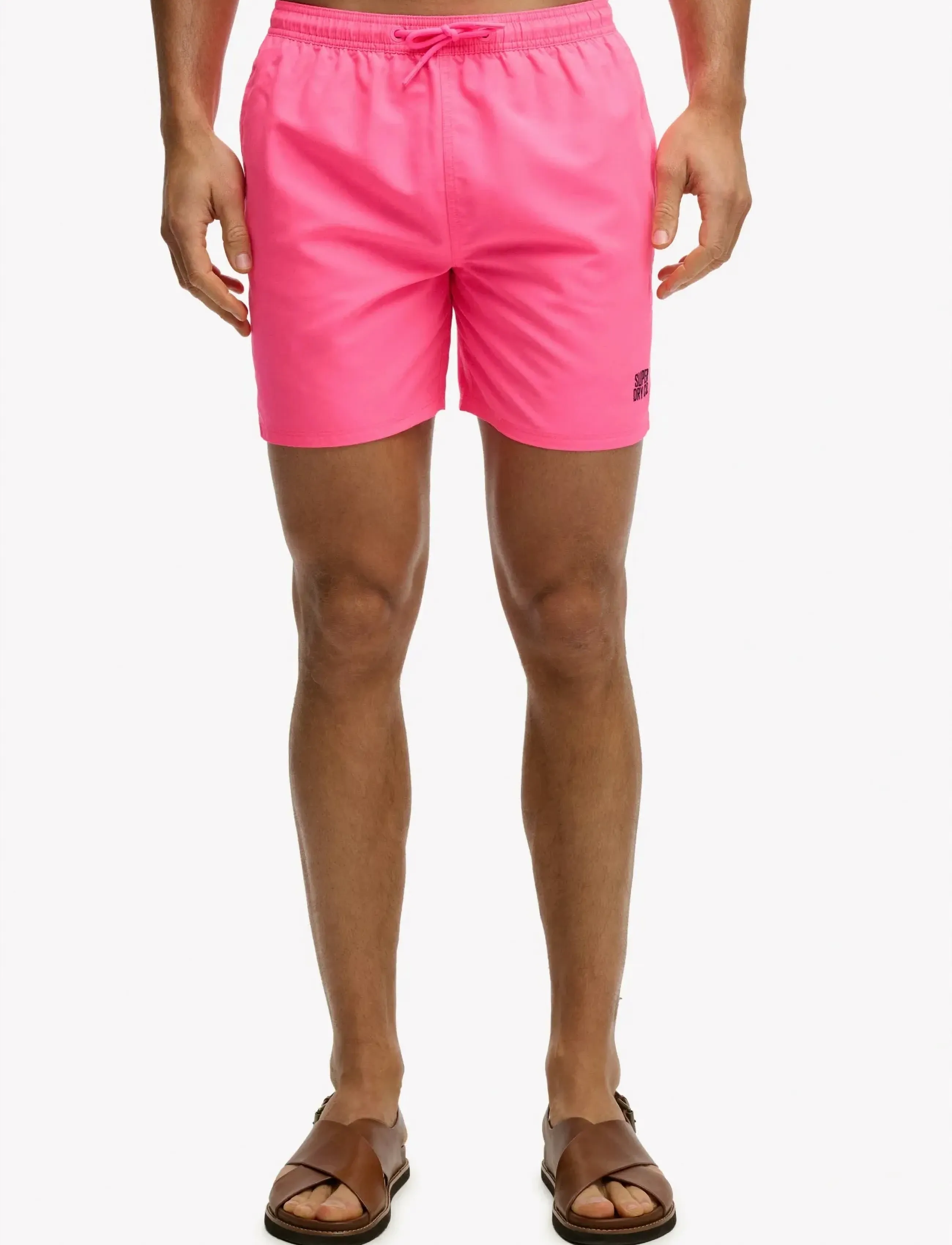 Superdry - ESSENTIAL 16 SWIM SHORT - ujumispüksid - fluro pink - 3