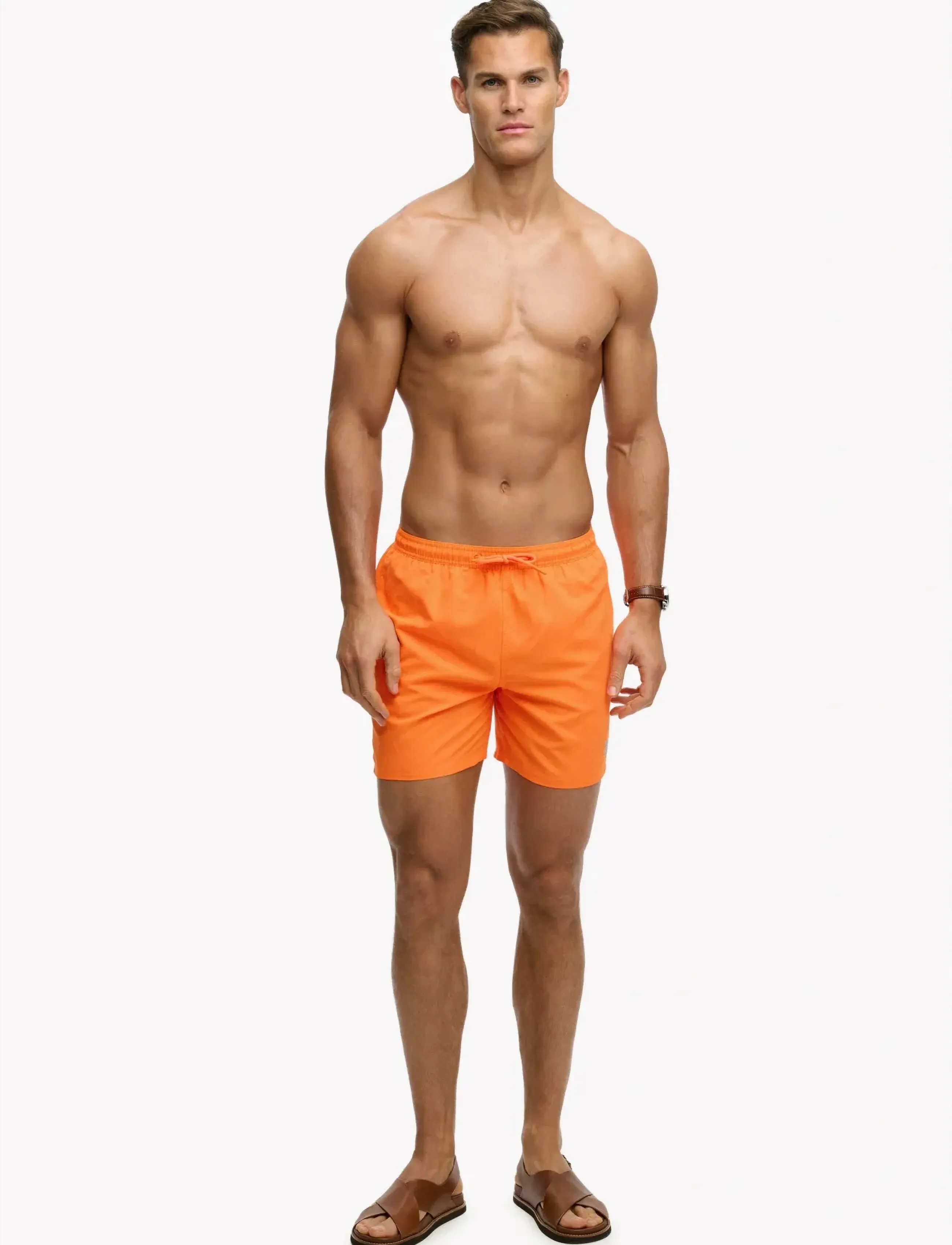 Superdry - ESSENTIAL 16 SWIM SHORT - swim shorts - orange sorbet - 5