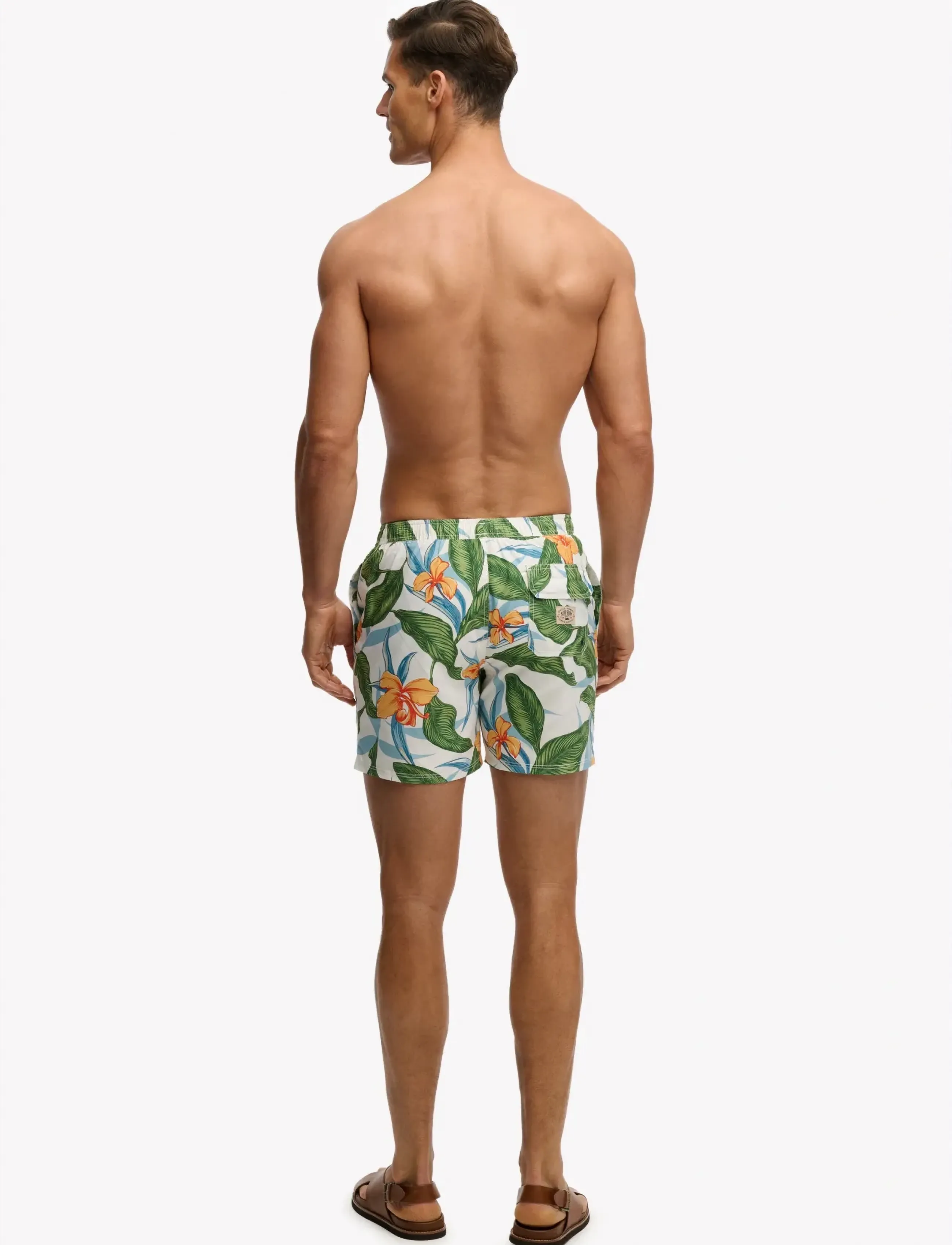 Superdry Hawaiian Print 16 Swim Short casual shorts herr – bild 8