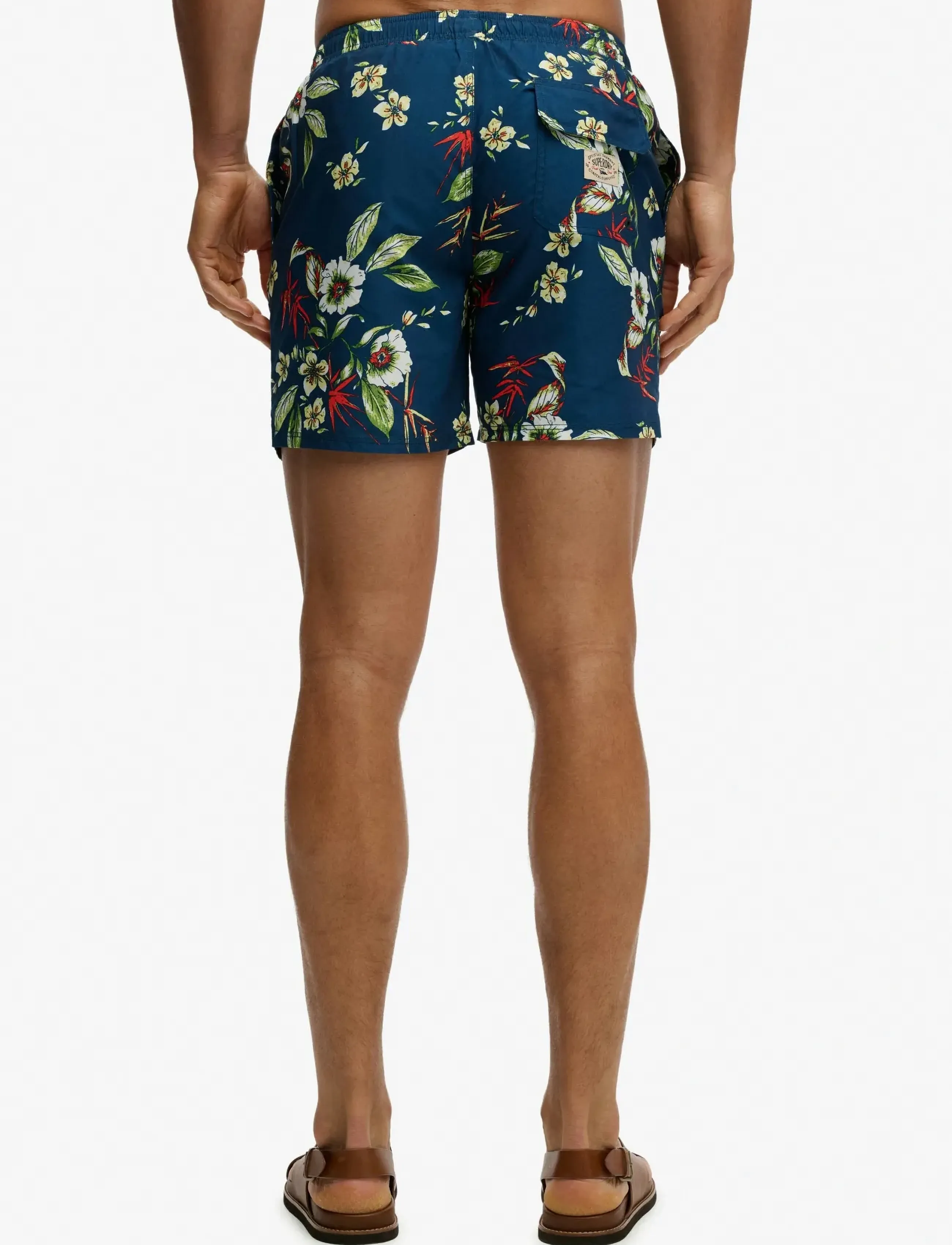 Superdry Hawaiian Print 16 Swim Short casual shorts herr – bild 2