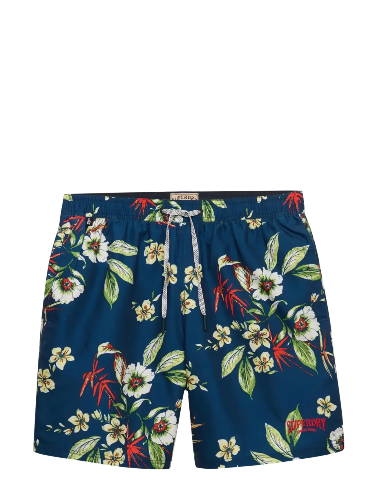 Superdry - HAWAIIAN PRINT 16 SWIM SHORT - swim shorts - cabana navy - 2