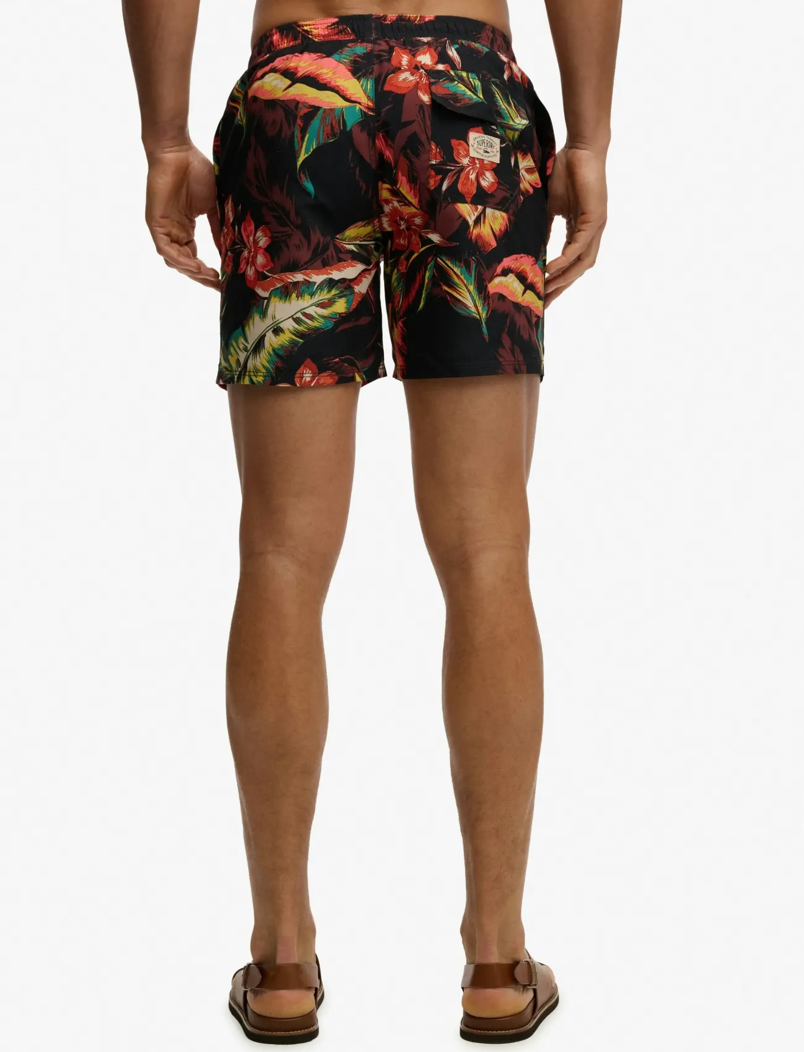 Superdry Hawaiian Print 16 Swim Short casual shorts herr – bild 4