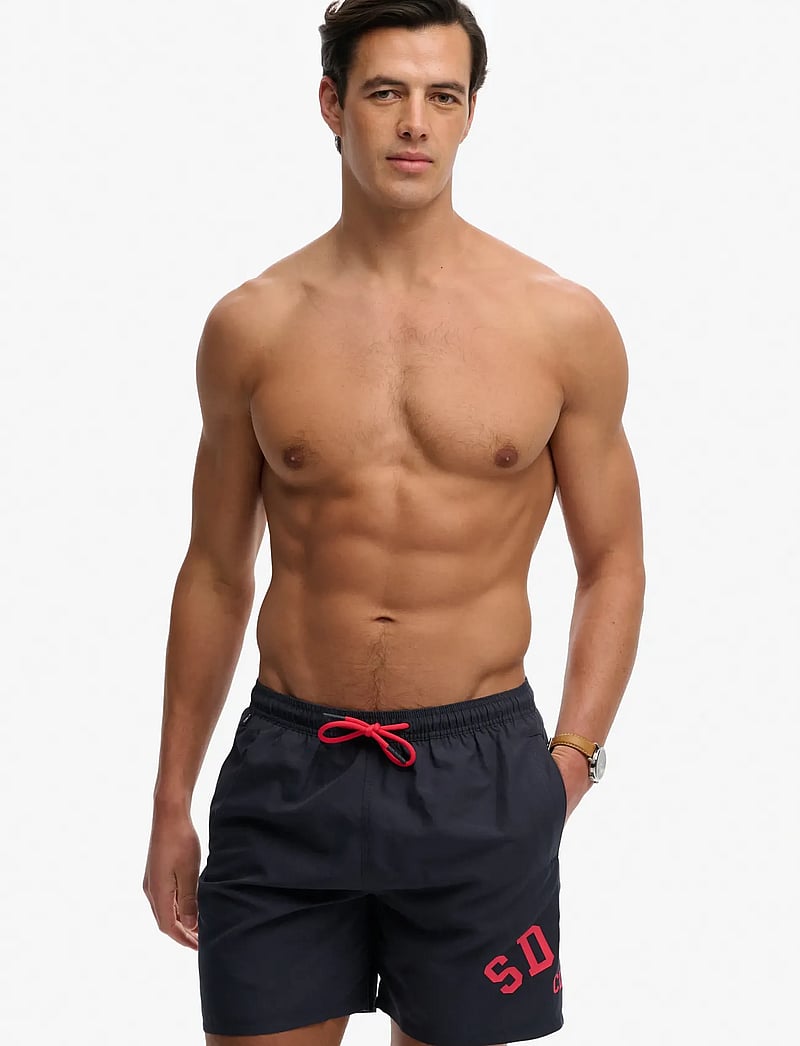 Superdry - PRINTED LOGO 16 SWIM SHORT - badehose - eclipse navy - 2
