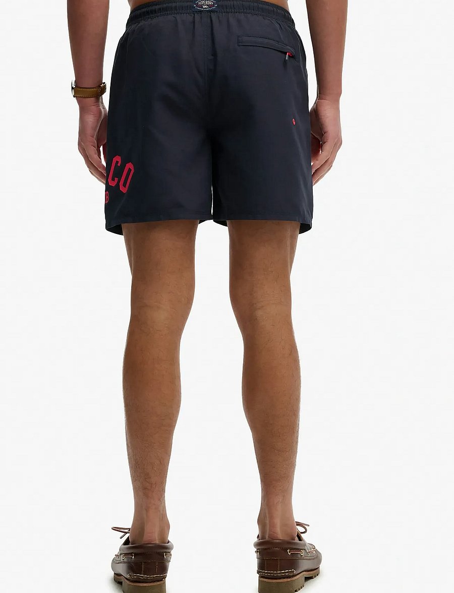 Superdry - PRINTED LOGO 16 SWIM SHORT - badeshortser - eclipse navy - 3