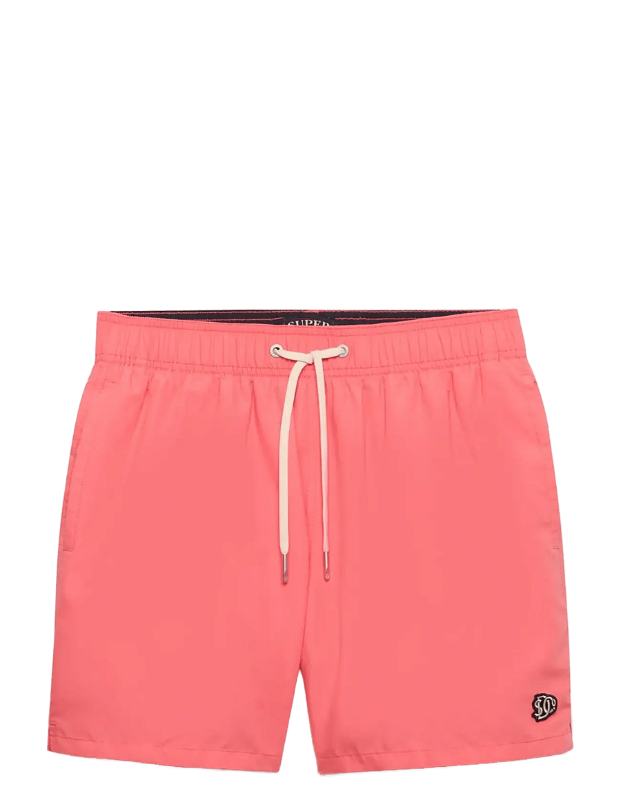 Superdry - EMBROIDERED LOGO 15 SWIM SHORT - badehose - sugar coral - 1