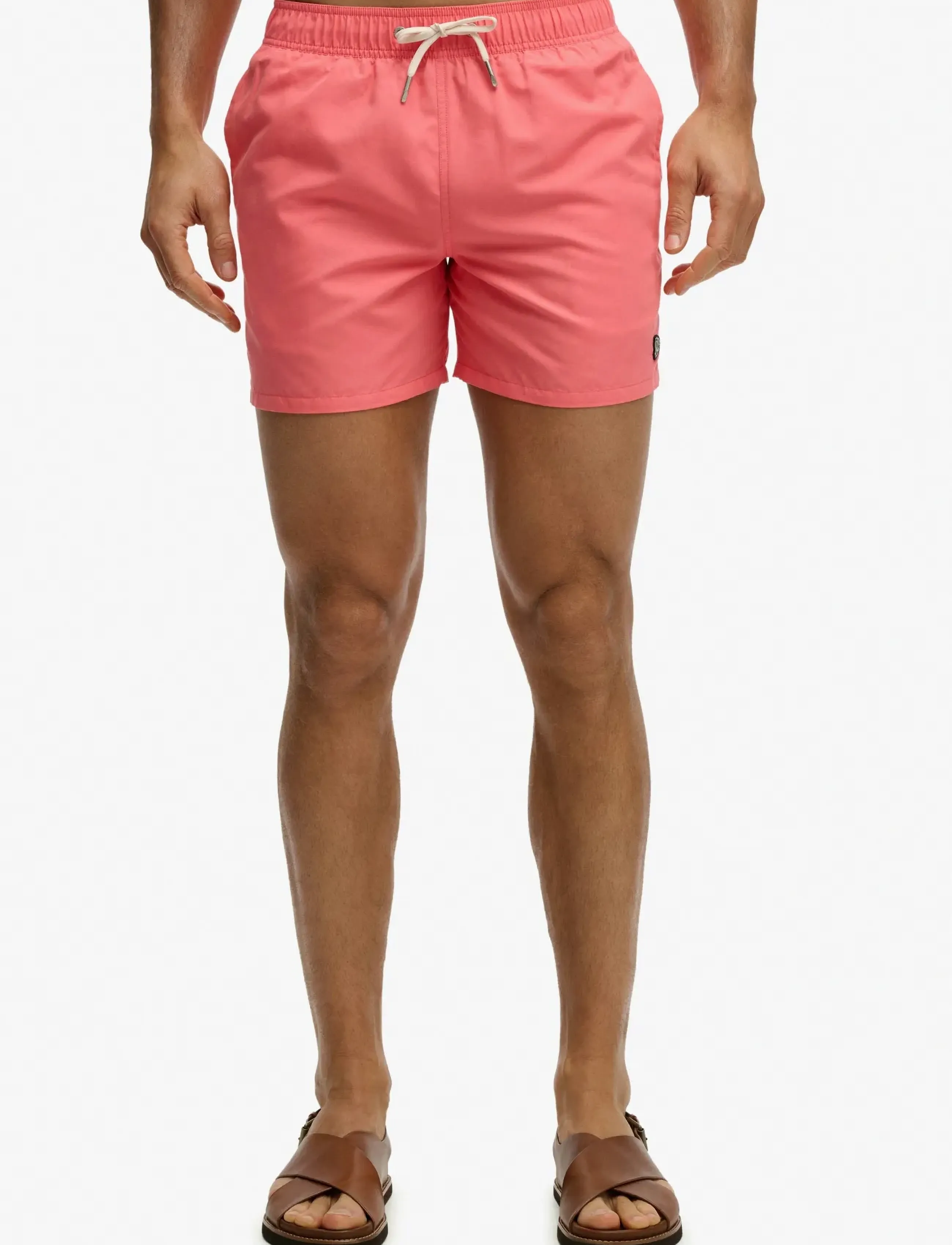Superdry - EMBROIDERED LOGO 15 SWIM SHORT - badehose - sugar coral - 2