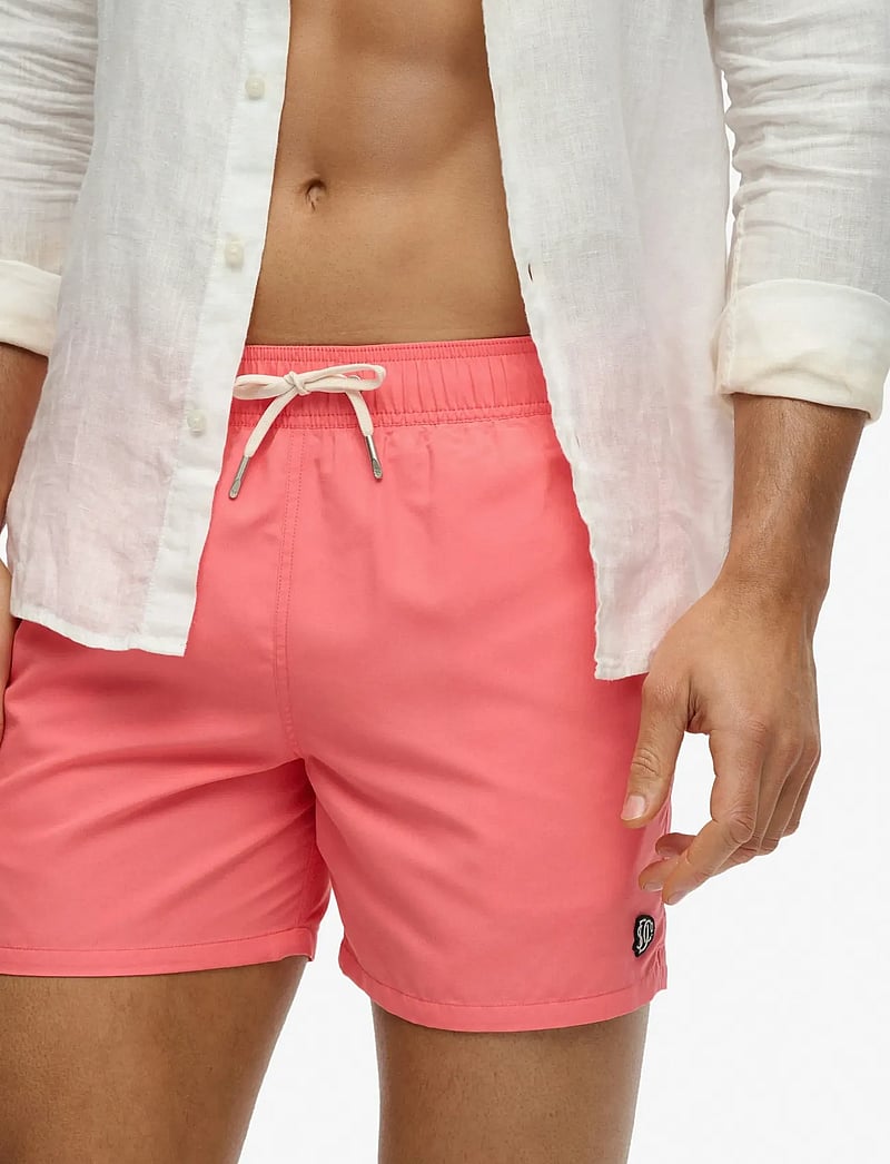 Superdry - EMBROIDERED LOGO 15 SWIM SHORT - badeshorts - sugar coral - 5
