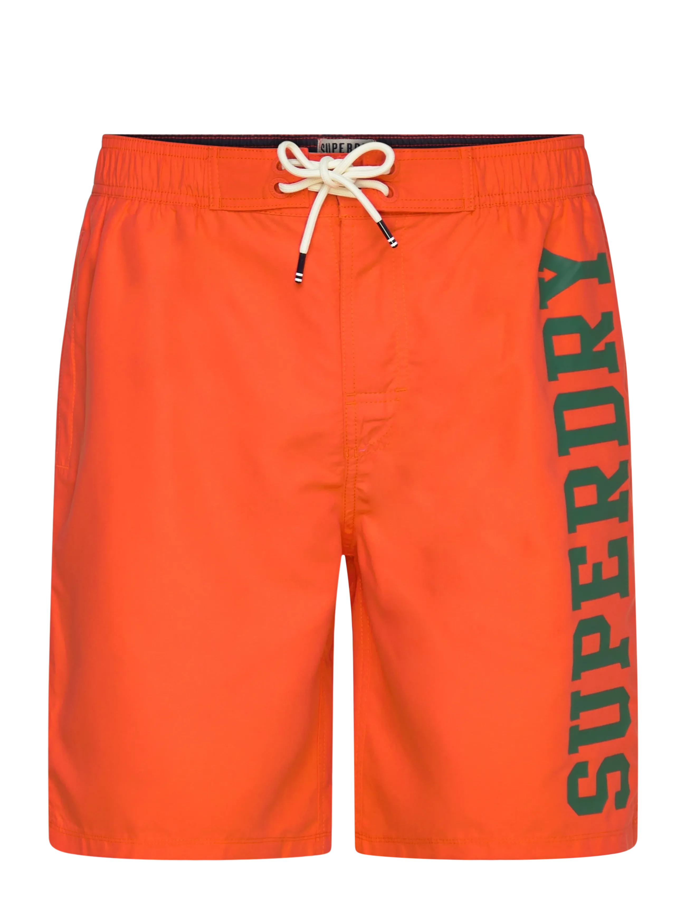 Superdry LOGO 19 BOARDSHORT - Sundfatnaður - BOLD ORANGE / orange