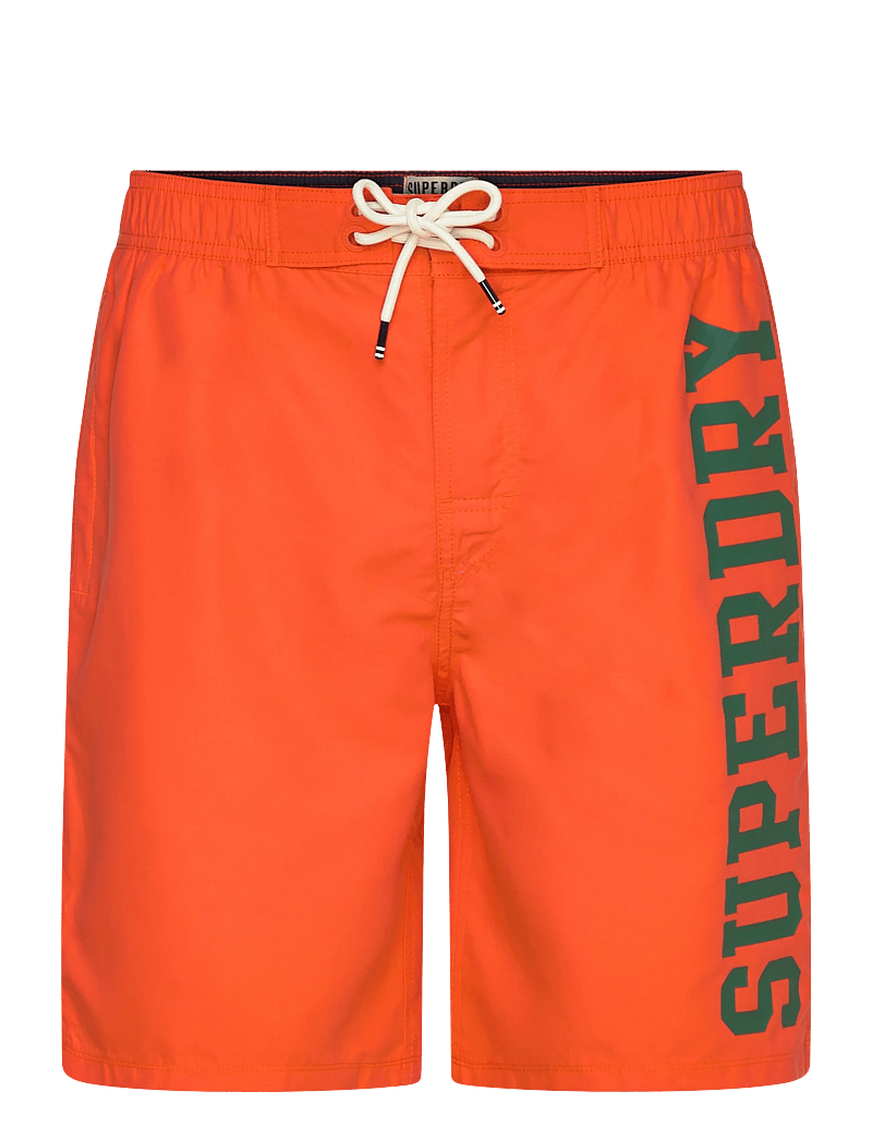 Superdry - LOGO 19 BOARDSHORT - badebukser - bold orange - 1