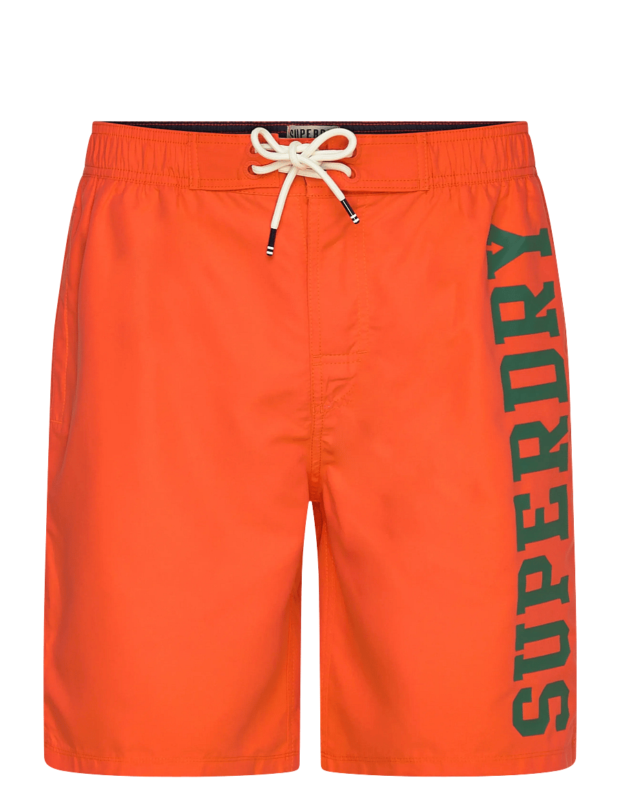 Superdry - LOGO 19 BOARDSHORT - lühikesed ujumispüksid - bold orange - 1