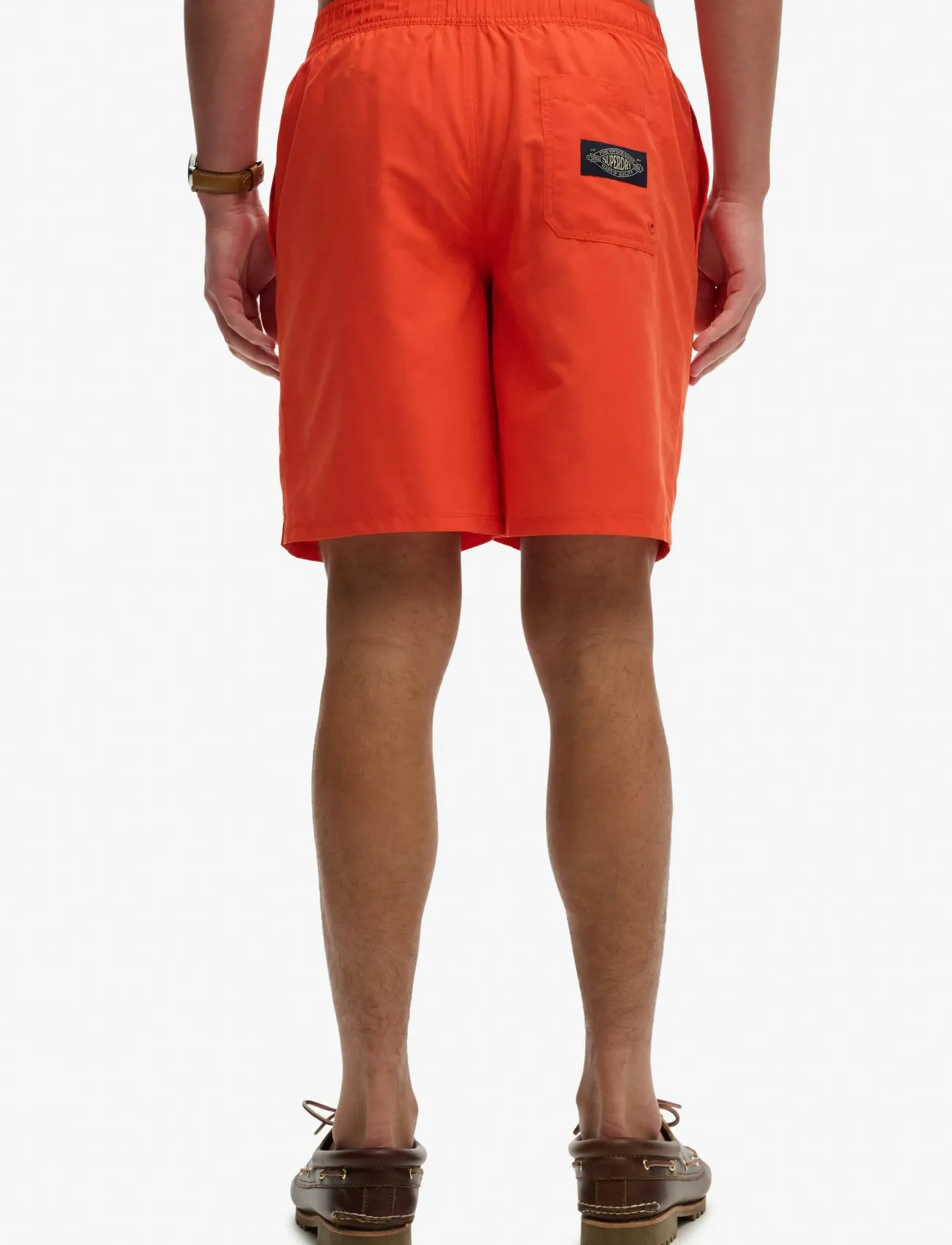 Superdry - LOGO 19 BOARDSHORT - lühikesed ujumispüksid - bold orange - 4