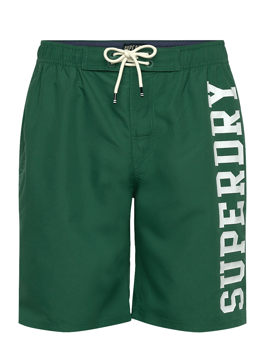 Superdry - LOGO 19 BOARDSHORT - shorts de bain - hunter green - 1