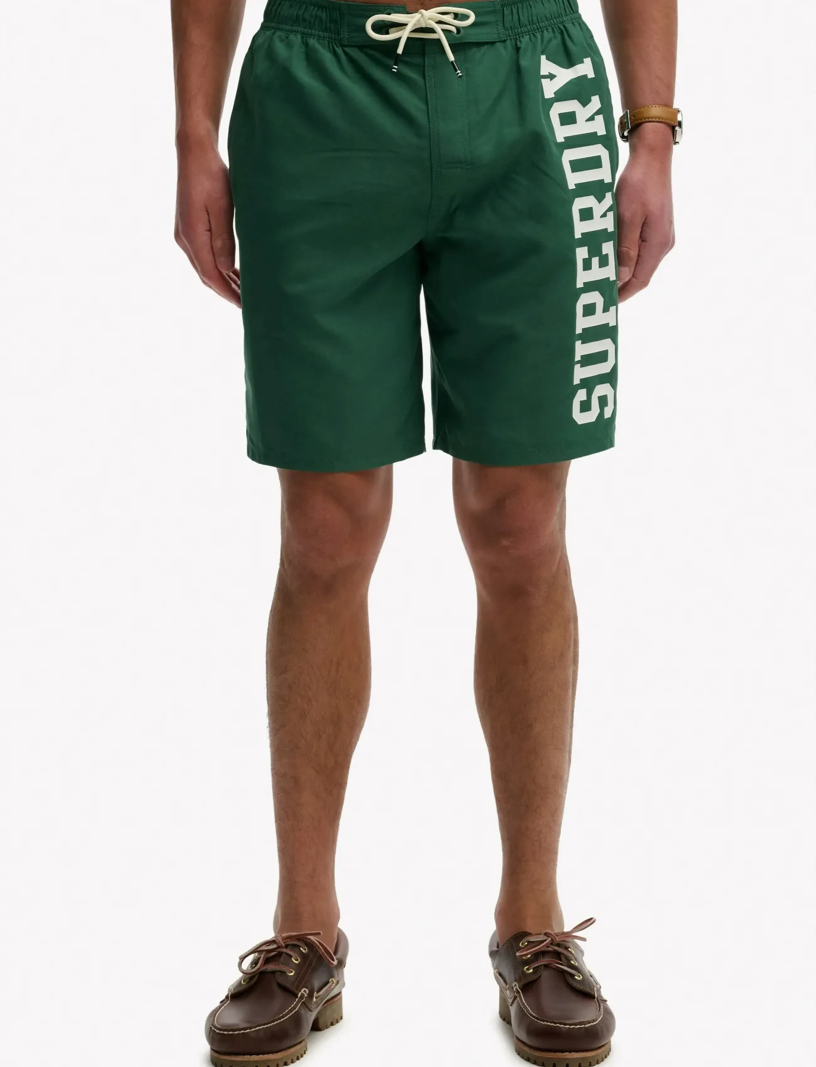 Superdry - LOGO 19 BOARDSHORT - swim shorts - hunter green - 3