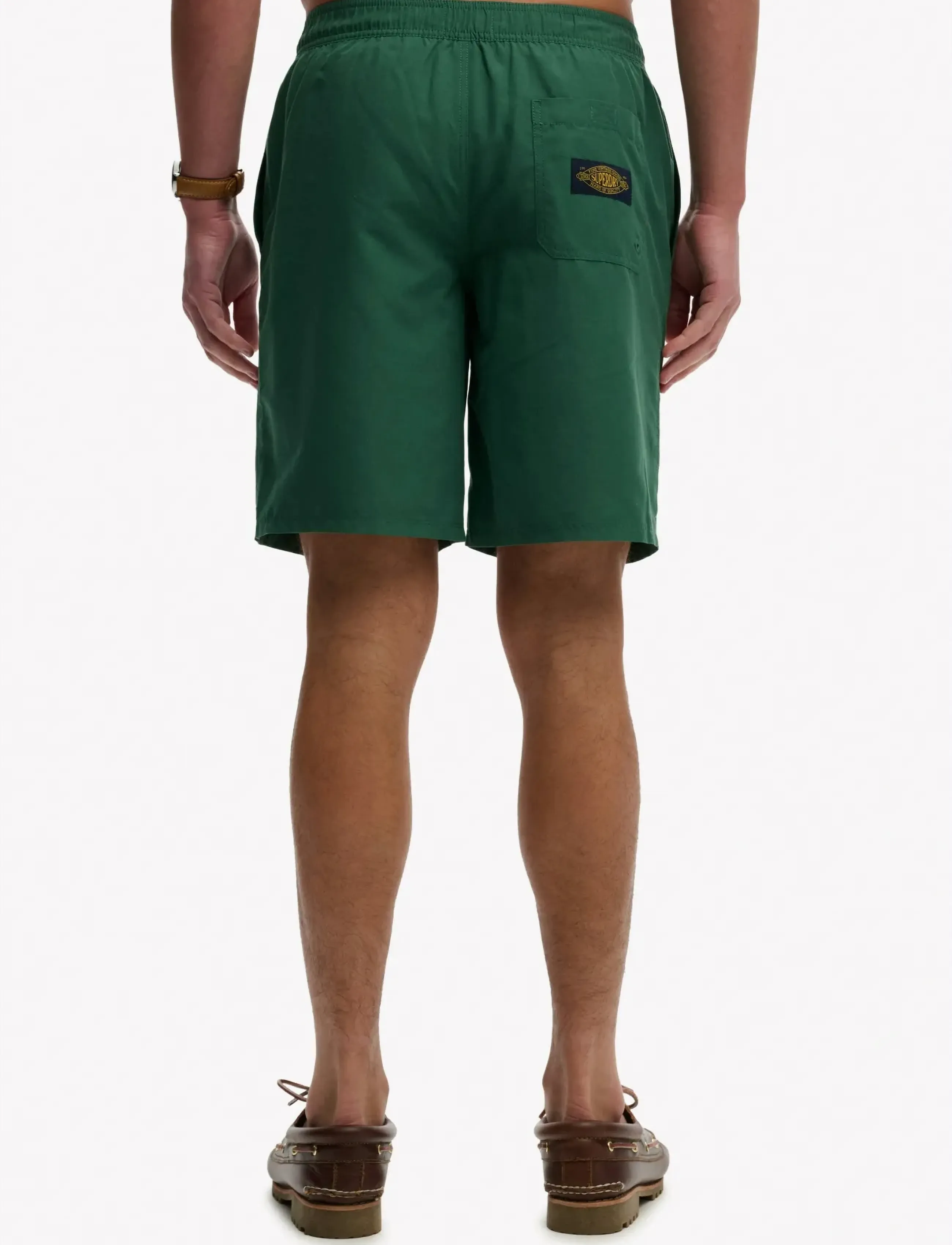 Superdry - LOGO 19 BOARDSHORT - swim shorts - hunter green - 4