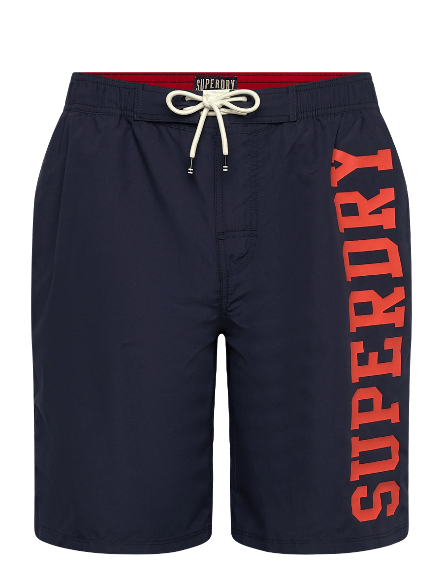 Superdry - LOGO 19 BOARDSHORT - lühikesed ujumispüksid - nautical navy - 1