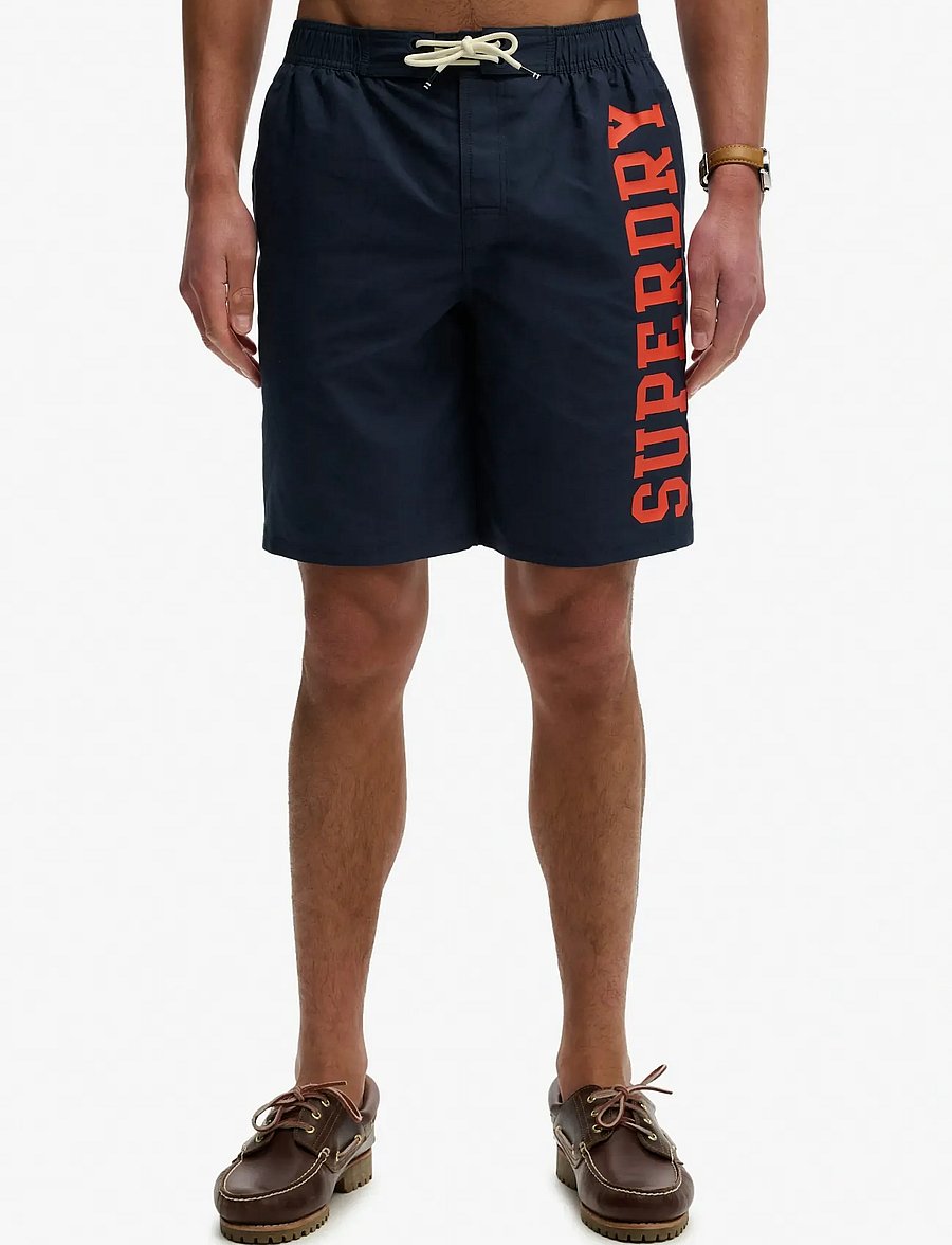 Superdry - LOGO 19 BOARDSHORT - lühikesed ujumispüksid - nautical navy - 3