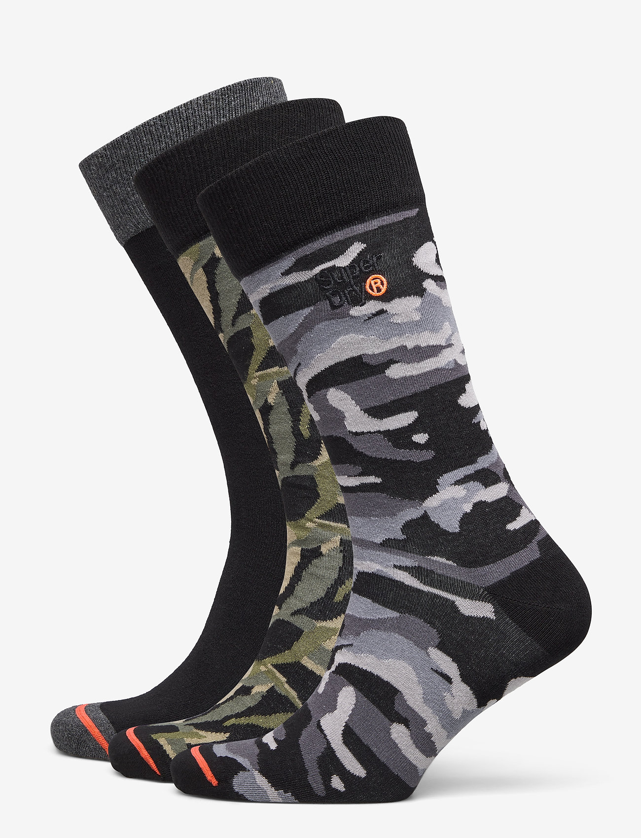 CITY SOCK TRIPLE PACK - BLACK CAMO