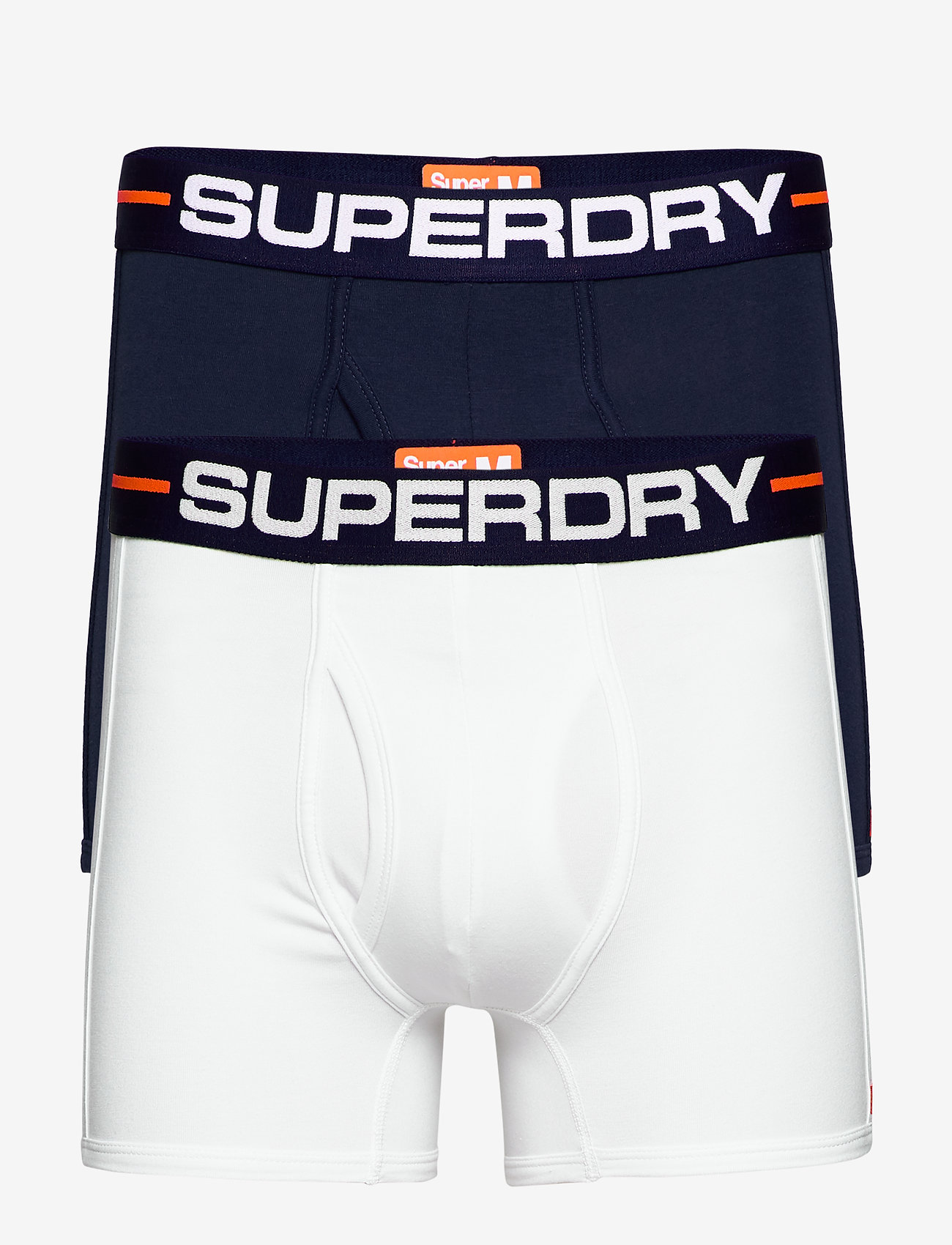 Superdry - SPORT BOXER DOUBLE PACK - optic/richest navy - 0