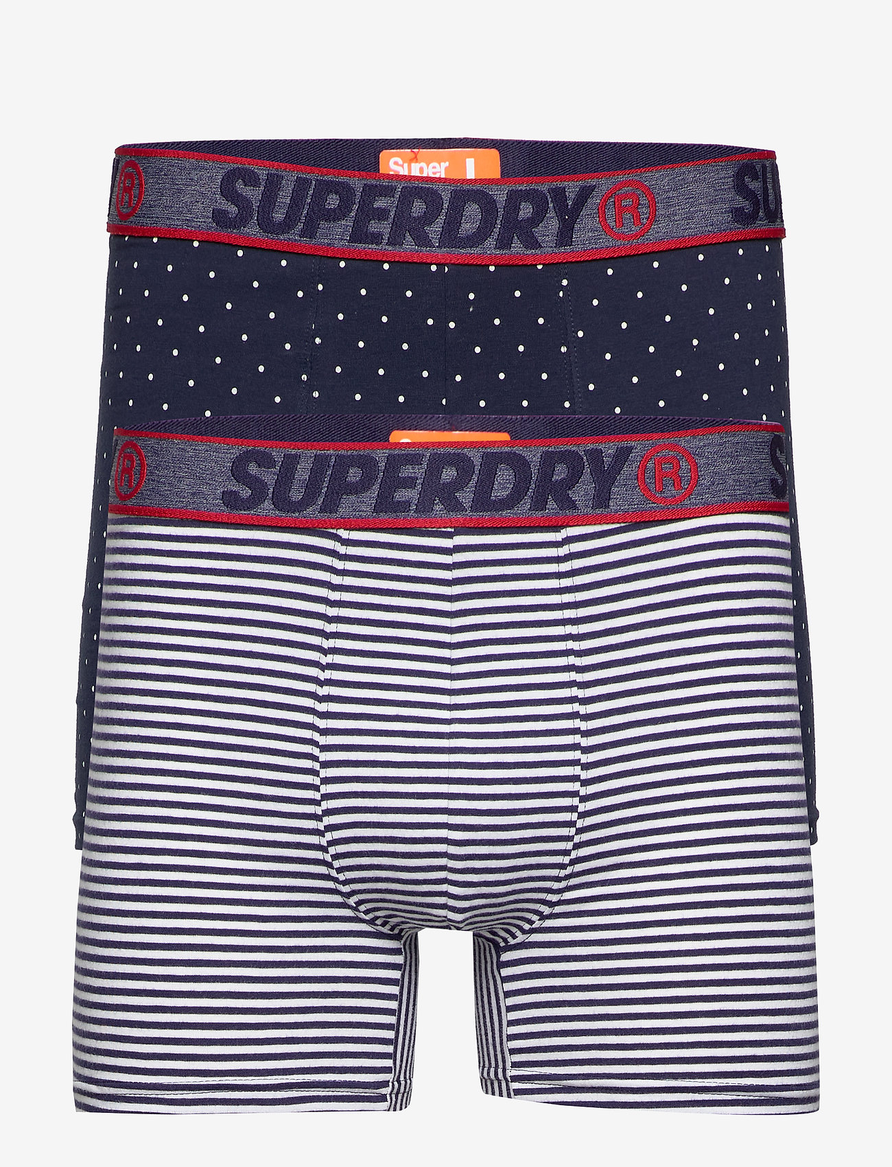 Superdry - BOXER DOUBLE PACK - navy aop multipack - 0